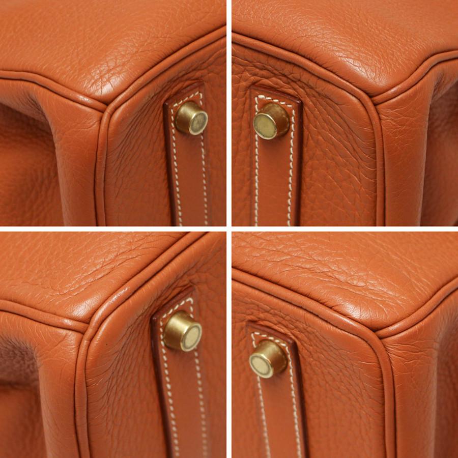 Hermès Birkin 35 pumpkin For Sale 2