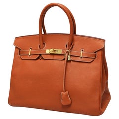 Hermès Birkin 35 pumpkin