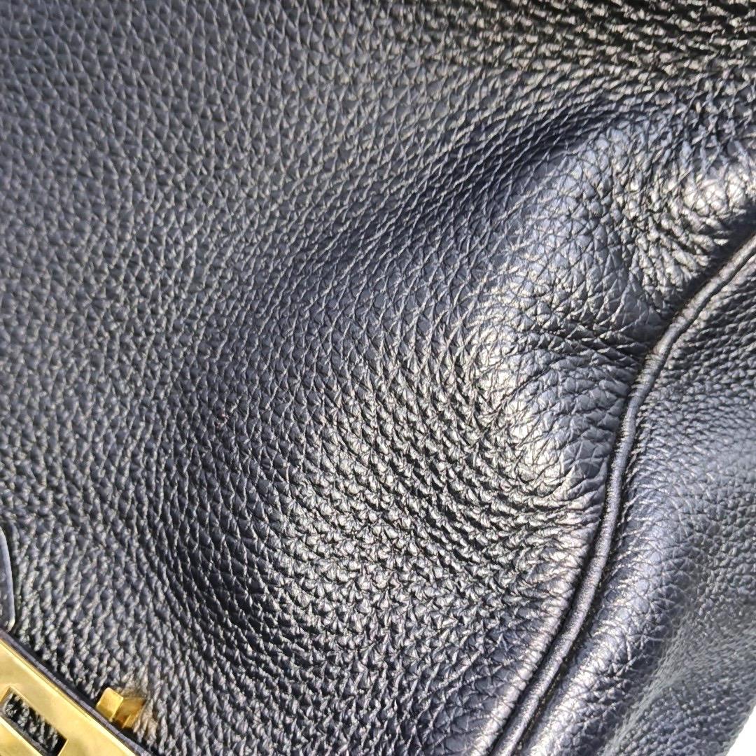 Hermes Birkin 35 Redyed Black Togo Calfskin Leather Gold-tone Hardware 2010 8
