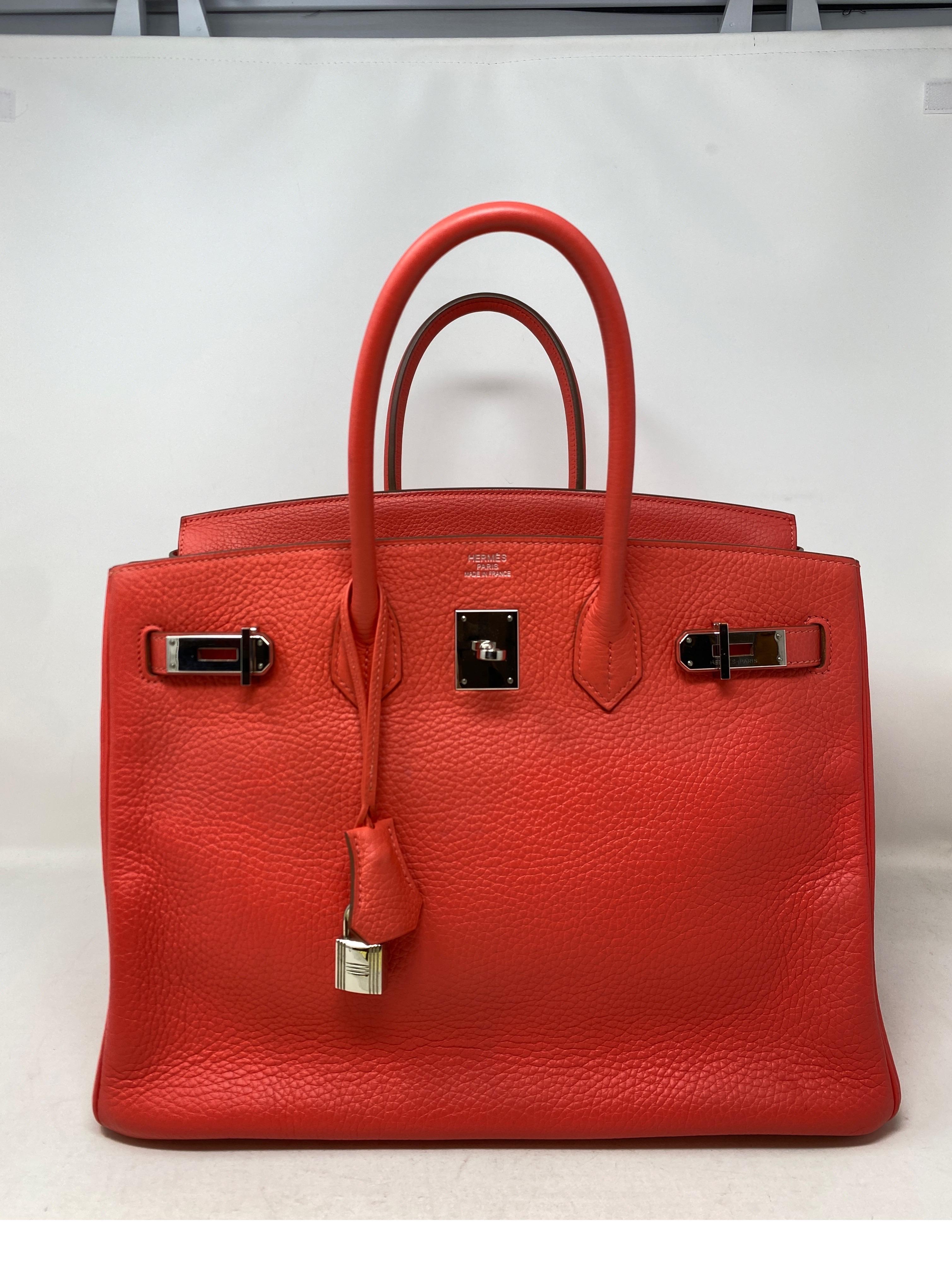 Hermes Birkin 35 Rose Jaipur Bag 12