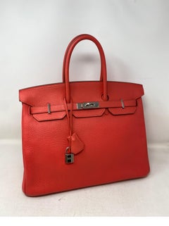 Hermes Birkin 35 Rose Jaipur Bag