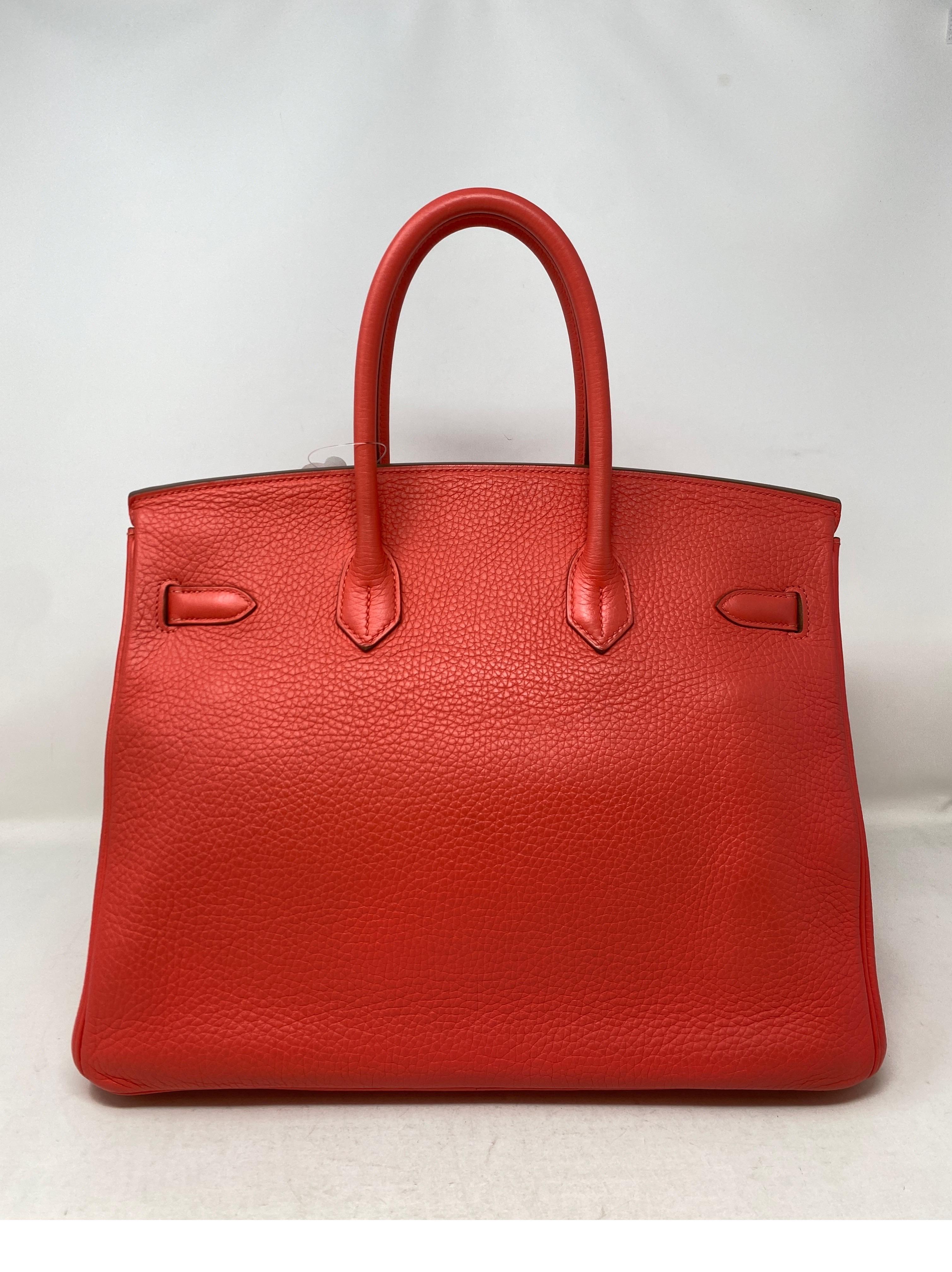 Women's or Men's Hermes Birkin 35 Rose Jaipur Bag