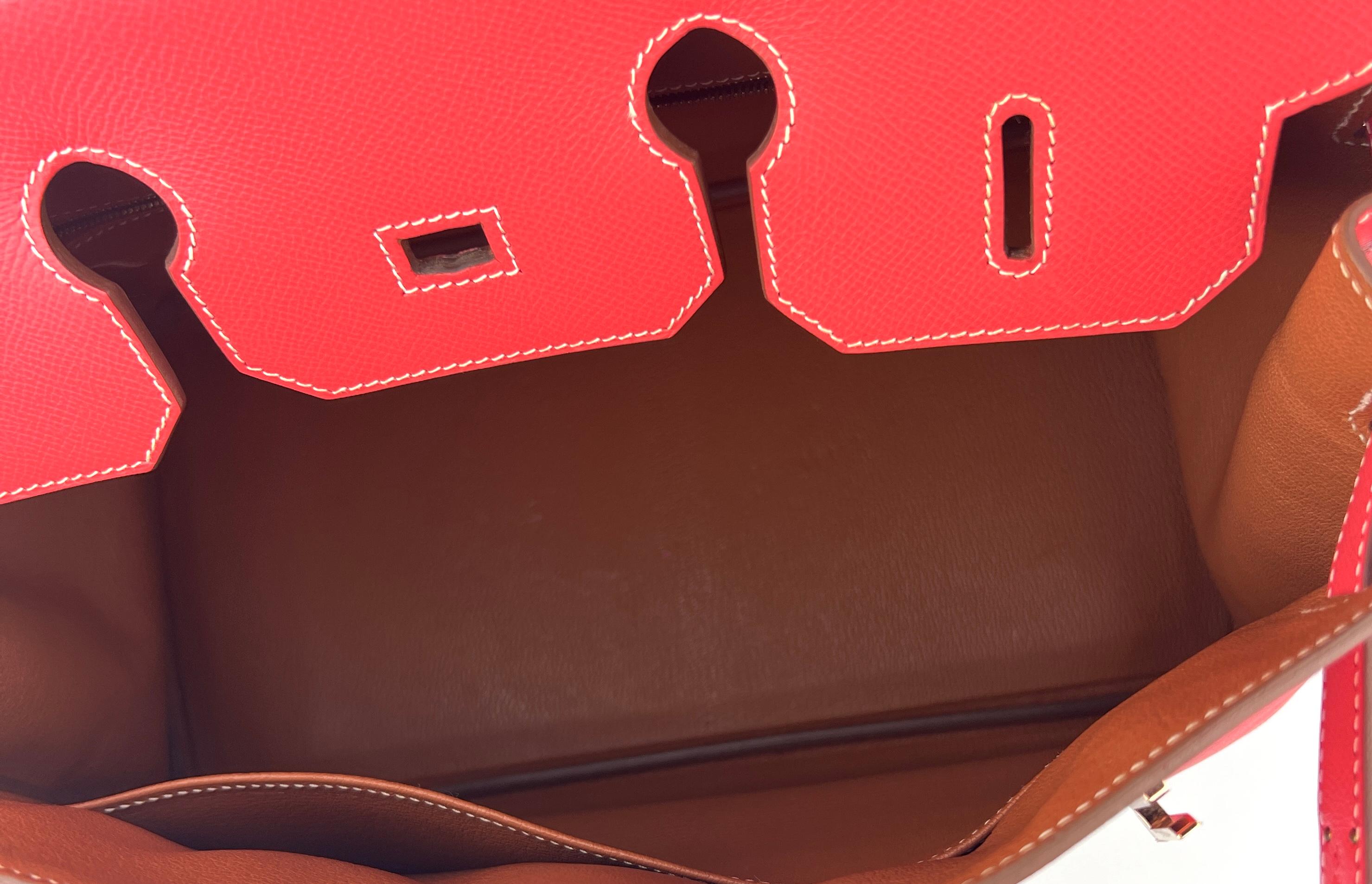 Hermes Birkin 35 Rose Jaipur Pink Red Gold Interior Candy Gold  Hardware 2