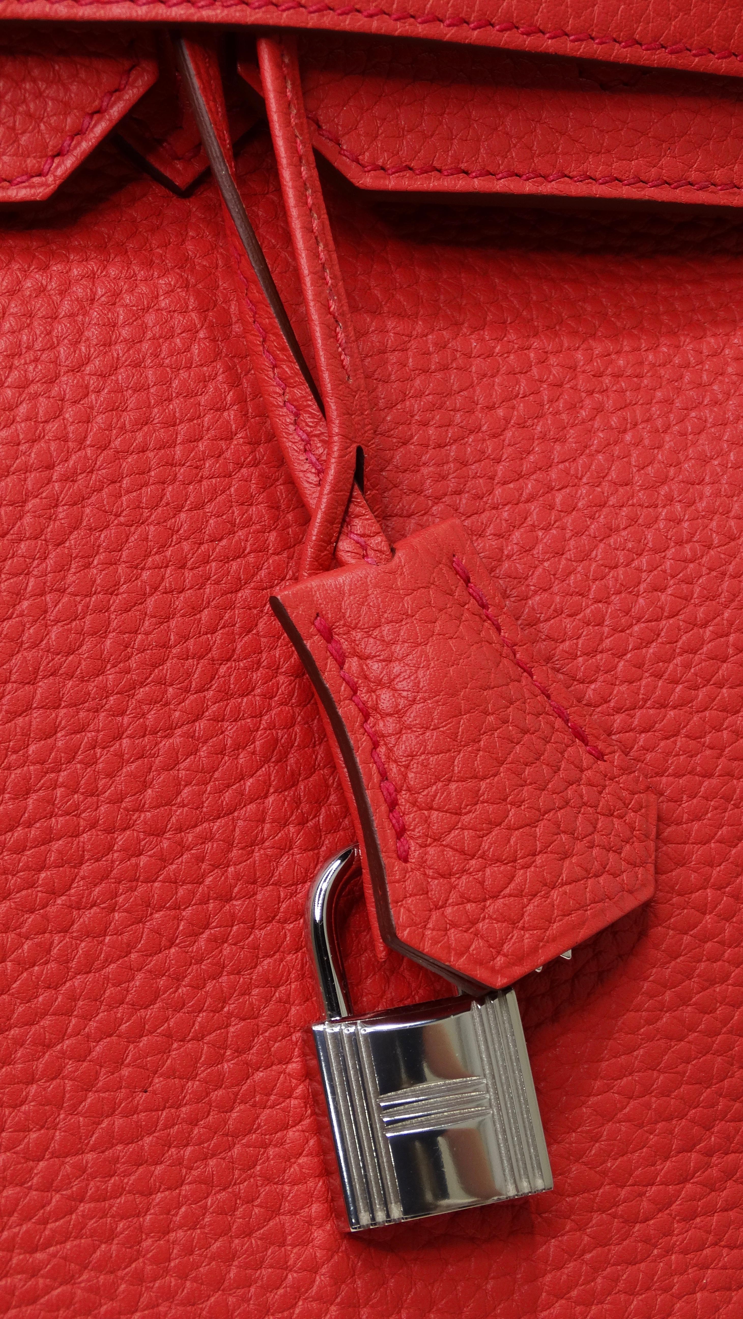 Women's Hermès Birkin 35 Rose Jaipur Togo Palladium Hardware