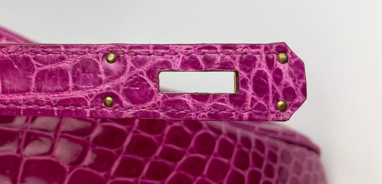 Hermès Rose Sheherezade Lisse 2014 Silver HDW Birkin 35cm Pink