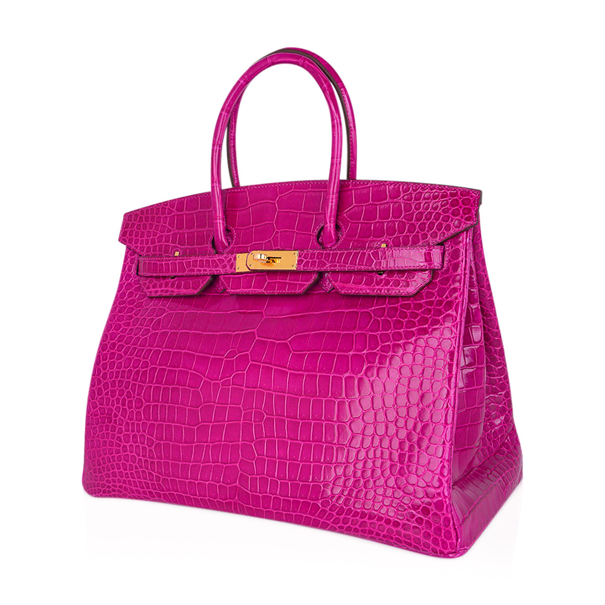 pink crocodile birkin