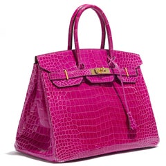 Hermès Birkin 35 Rose Sheherazade GHW