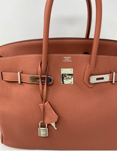 Hermes Birkin 35 Rose Tea Bag