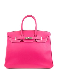 Hermes Birkin 35 Rose Tyrien Pink Epsom Brushed Palladium Hardware