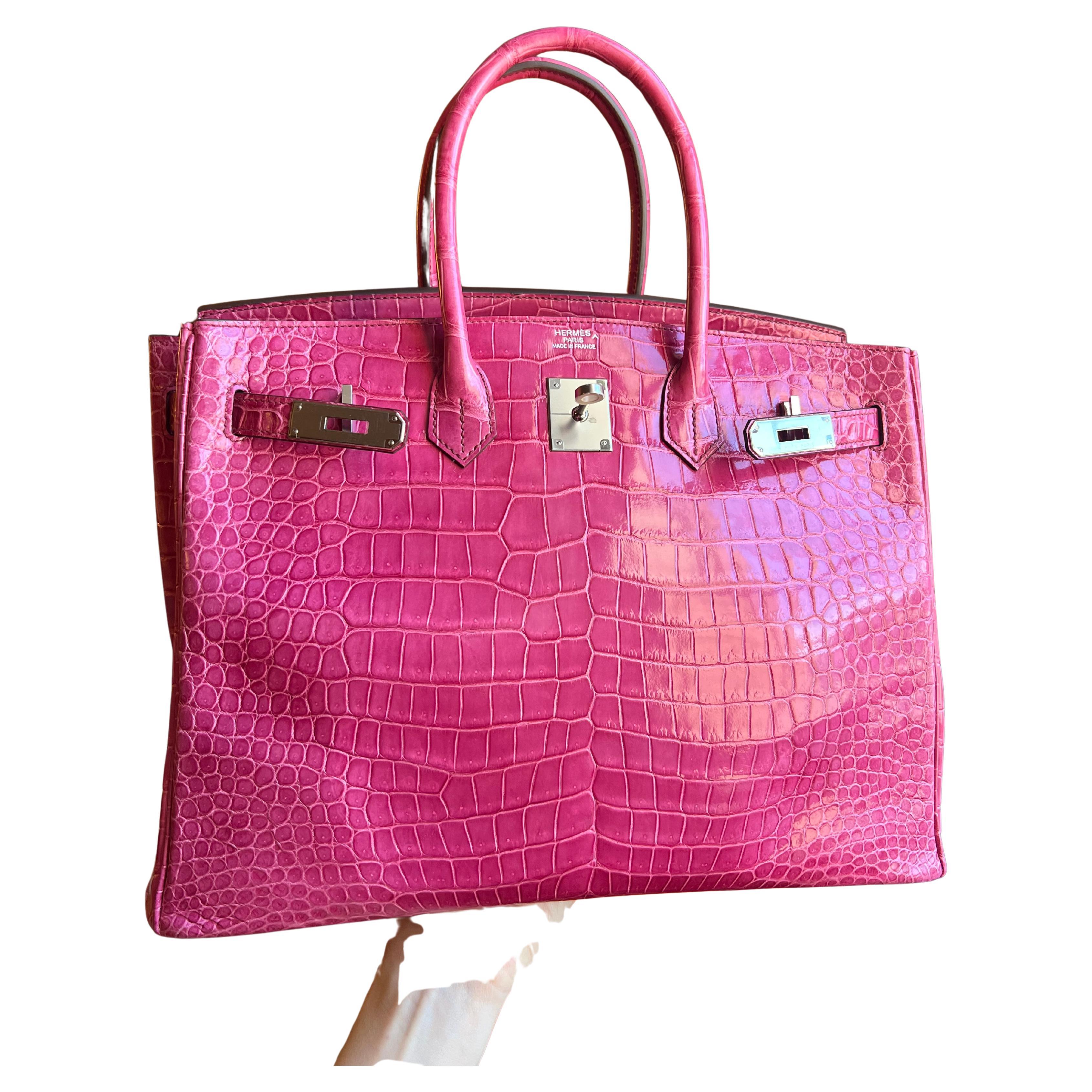 Hermes Pink Crocodile - 7 For Sale on 1stDibs | hermes kelly Hermes Pink Crocodile - 7 For Sale on 1stDibs | hermes kelly