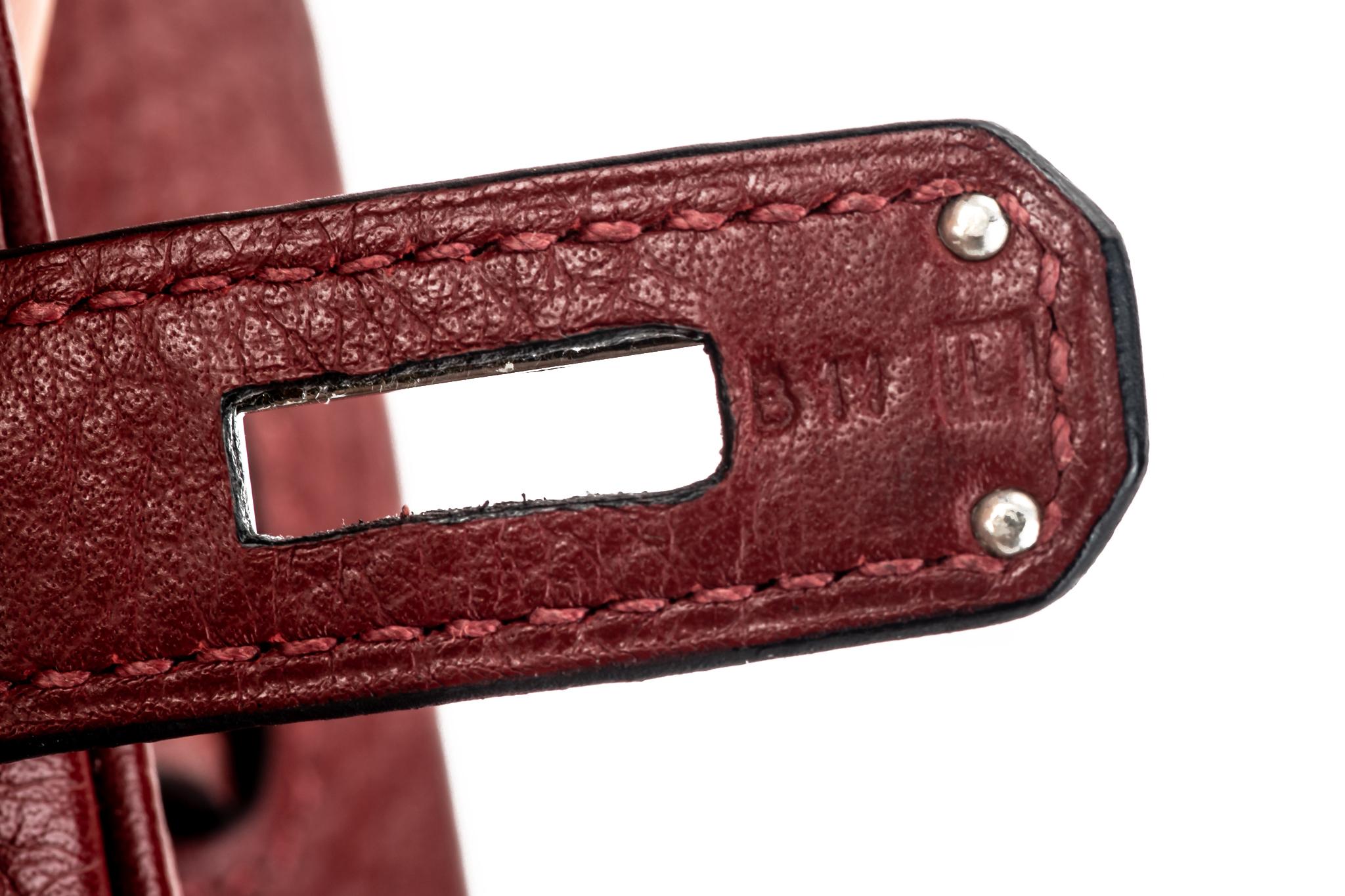 Hermes Birkin 35 Rouge H Clemence 11