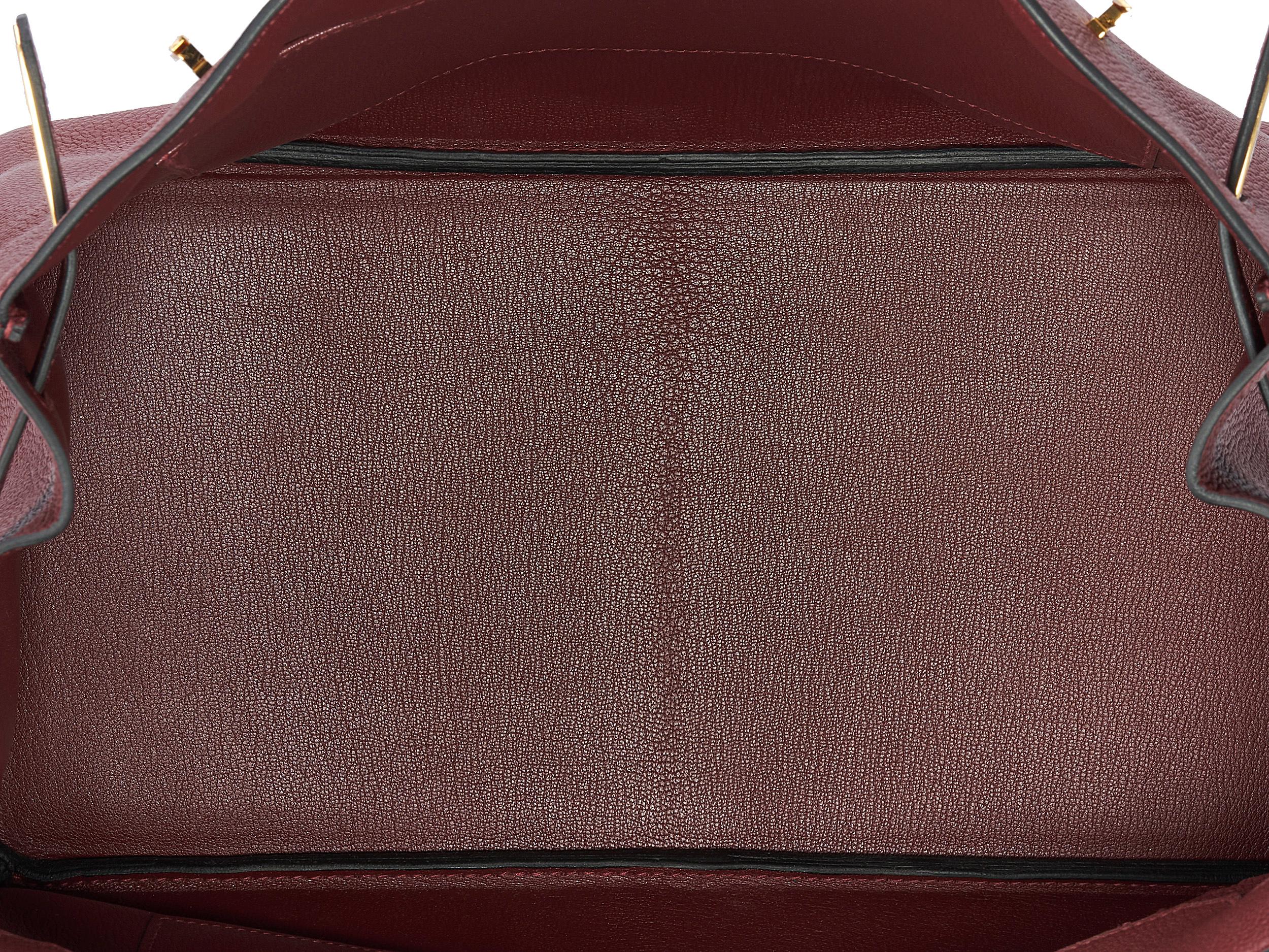 Hermès Birkin 35 Rouge H Togo Gold Hardware For Sale 3