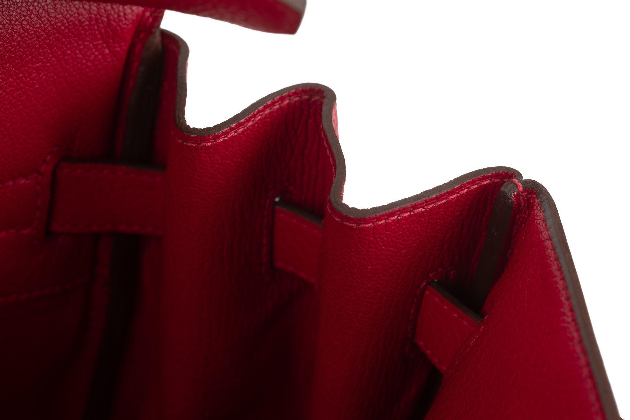 Hermès Birkin 35 Rouge Vif Clemence 5