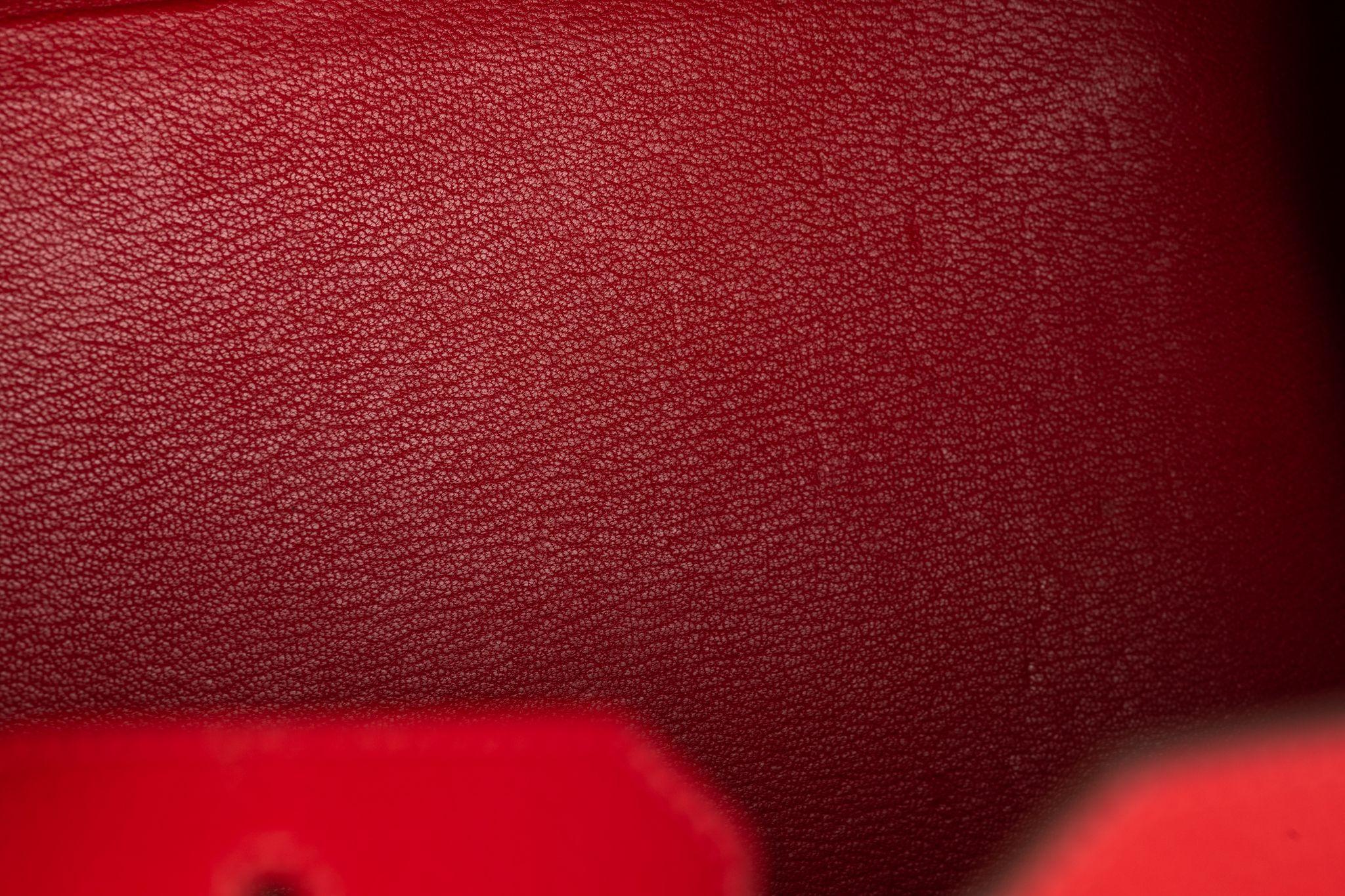 Hermès Birkin 35 Rouge Vif Clemence 6