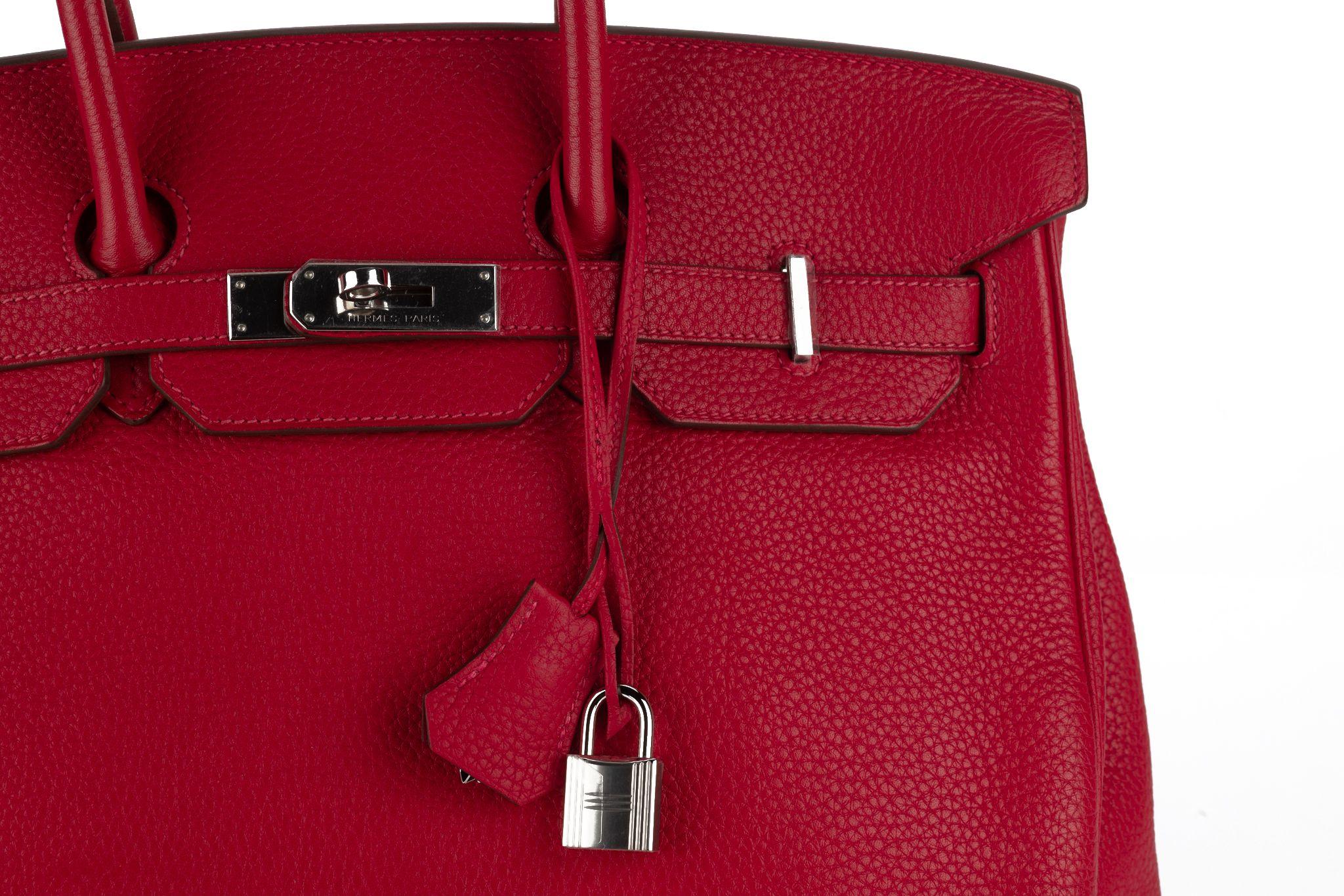Hermès Birkin 35 Rouge Vif Clemence 1