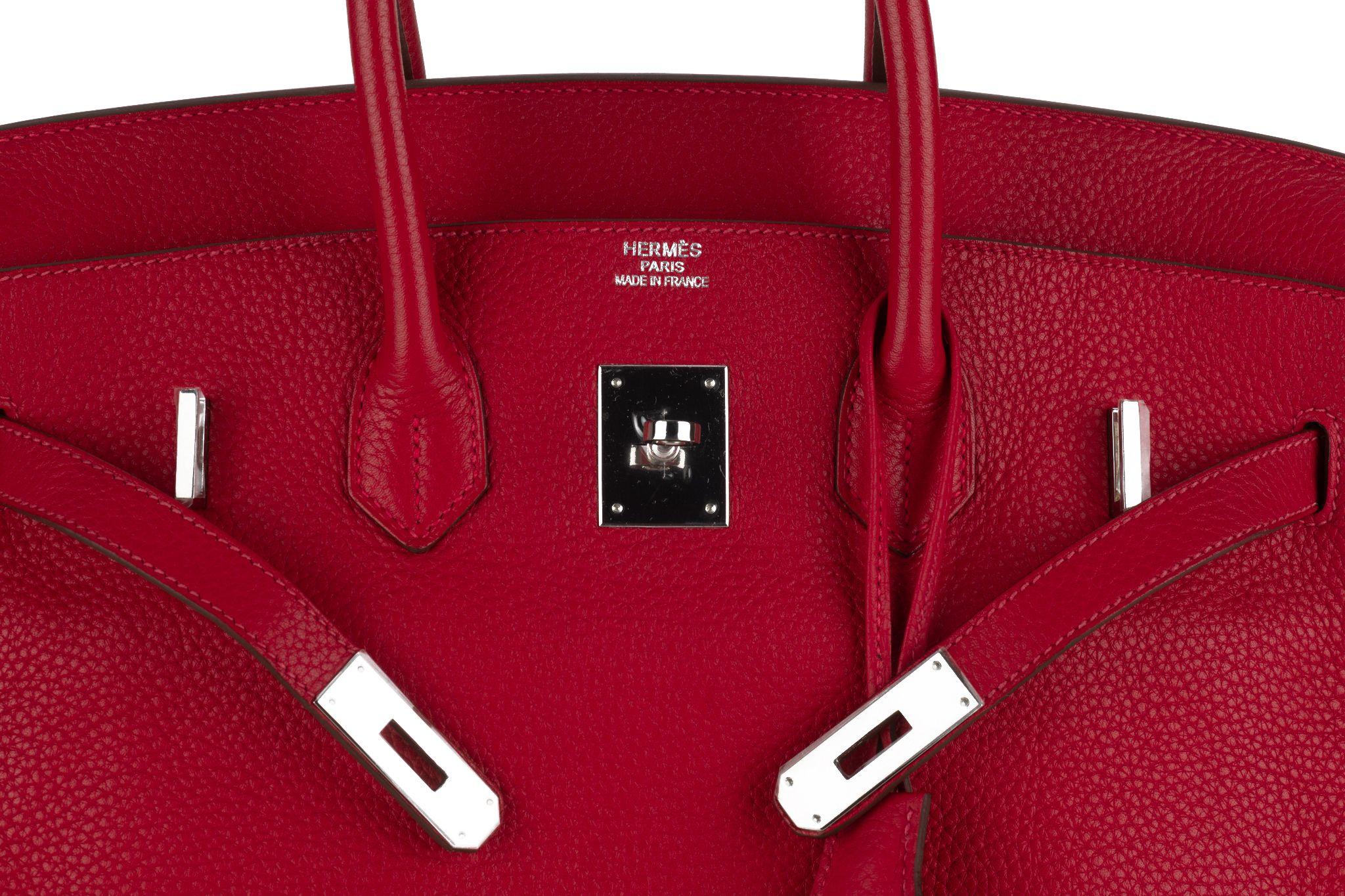 Hermès Birkin 35 Rouge Vif Clemence 4
