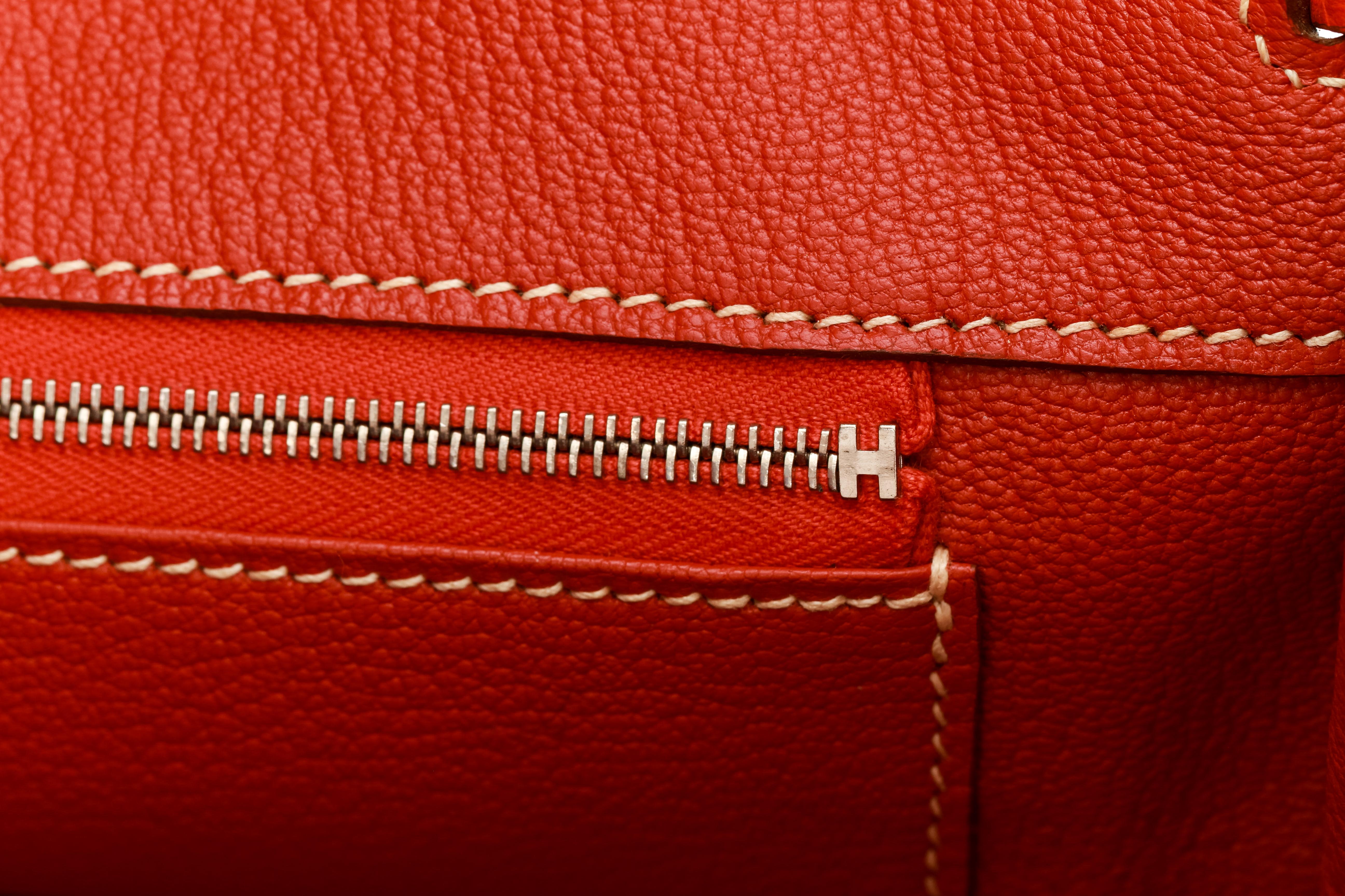 Hermes Birkin 35 Sanguigne Clemence PH Bag 5