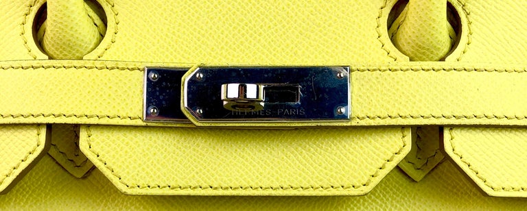 Hermès Birkin 35 Epsom Lime Palladium Hardware– Wrist Aficionado