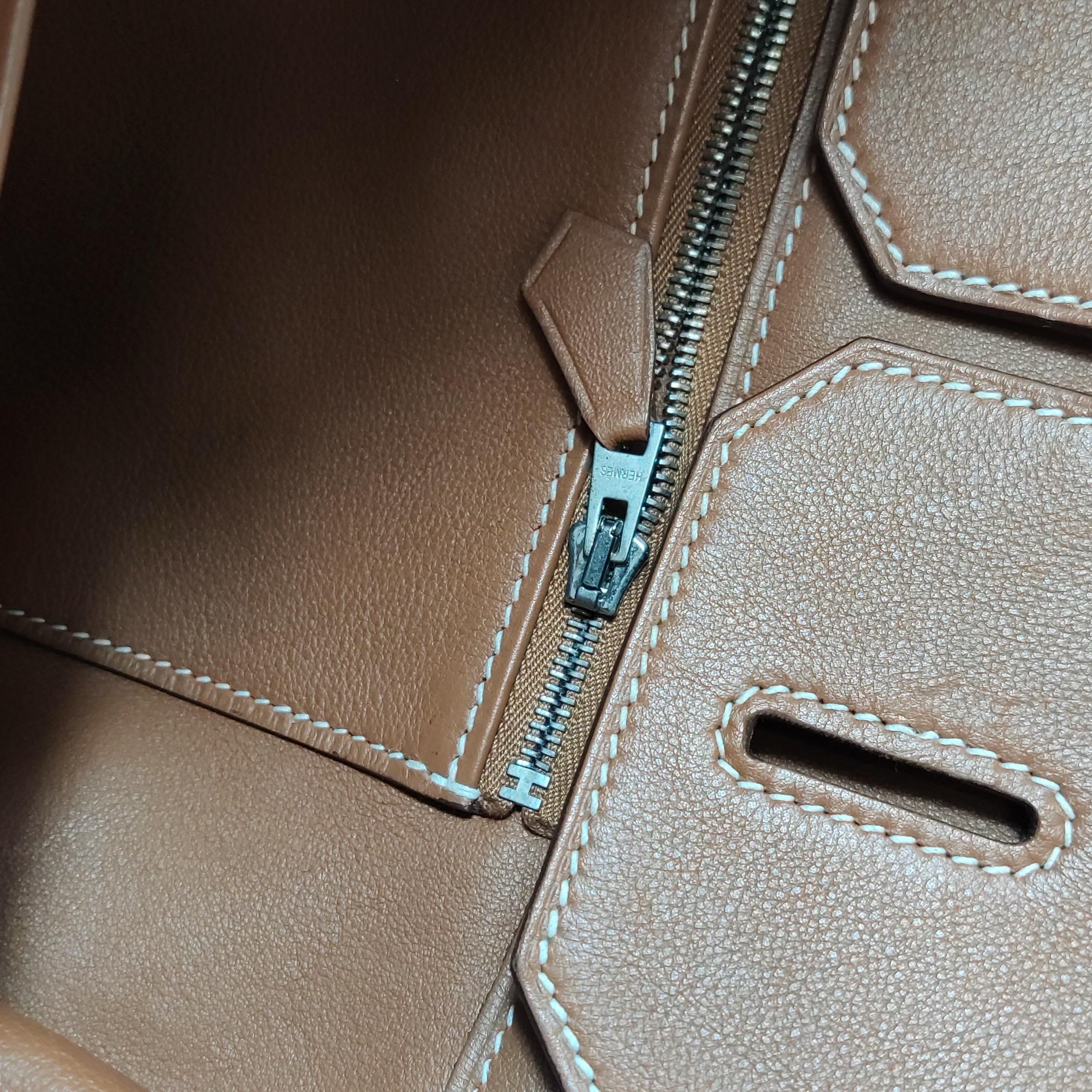Hermes Birkin 35 Swift 37 Or Palladium Hardware 2010 8