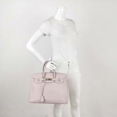 Hermès Birkin 35 Swift Leather P1 Rose Eglantine Palladium Hardware 2008