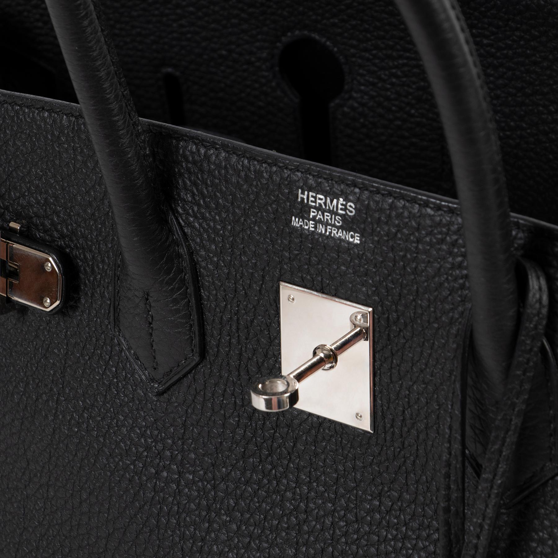 Hermès Birkin 35 Togo Black PHW  In Excellent Condition In Antwerp, BE