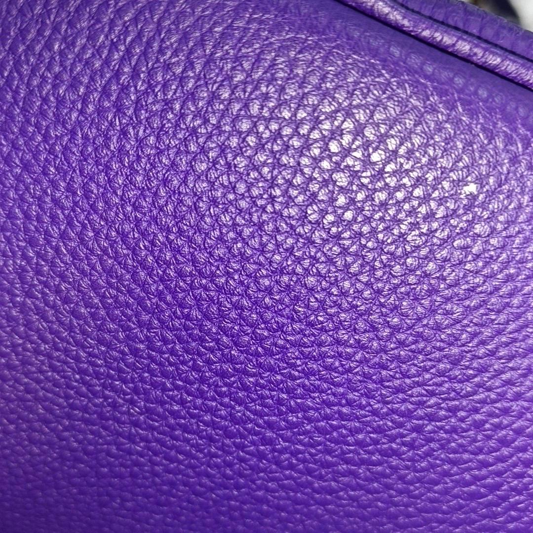 Hermes Birkin 35 Togo Iris Violet Purple Palladium Hardware 6