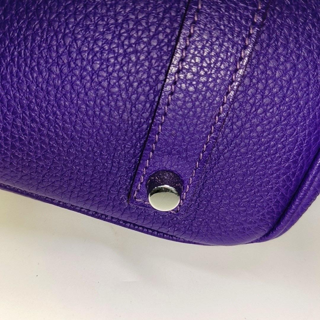 Hermes Birkin 35 Togo Iris Violet Purple Palladium Hardware 8