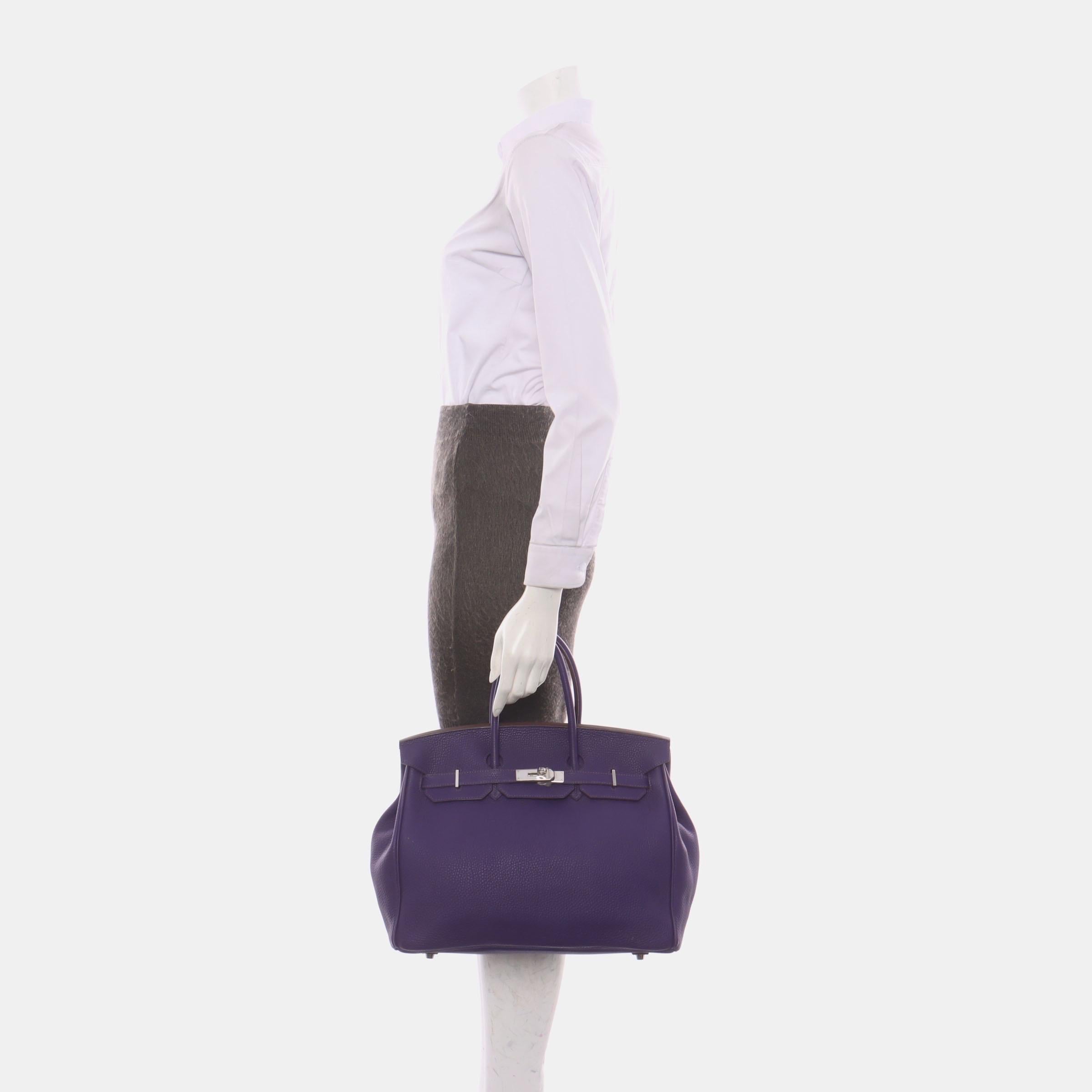 Hermes Birkin 35 Togo Iris Violet Purple Palladium Hardware 1
