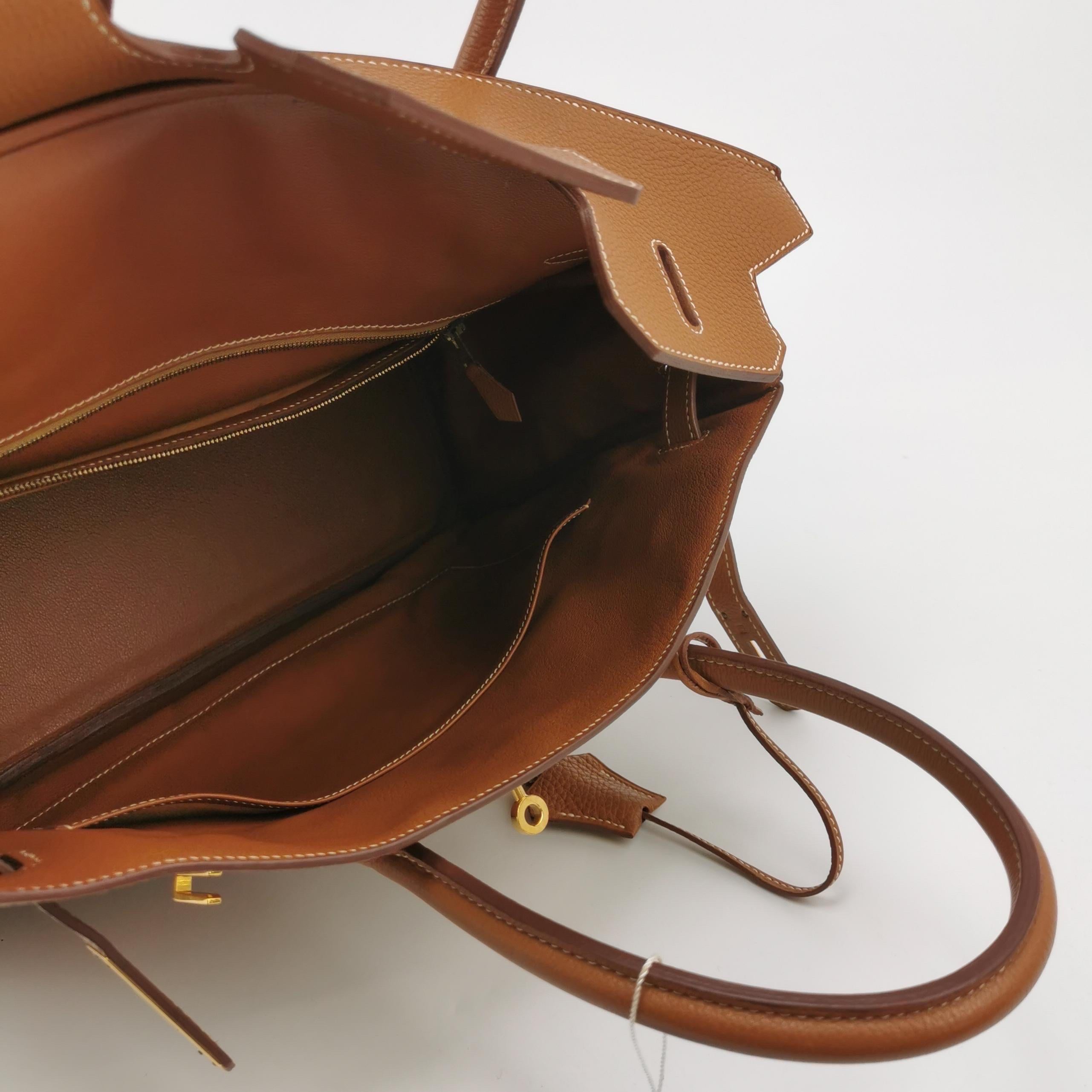Hermès Birkin 35 Togo Leather 37 Gold Gold Hardware 2000 5