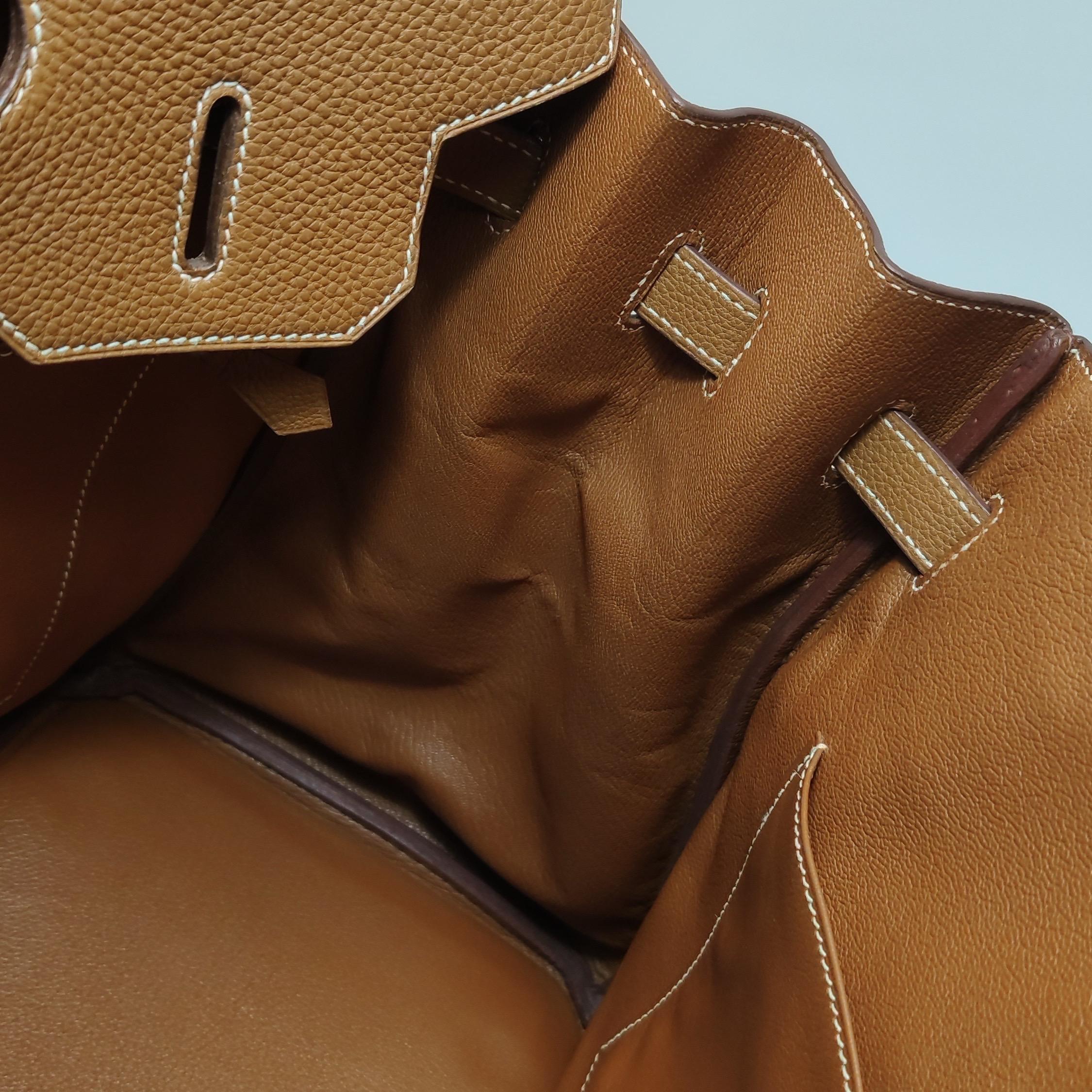 Hermès Birkin 35 Togo Leather 37 Gold Gold Hardware 2000 8