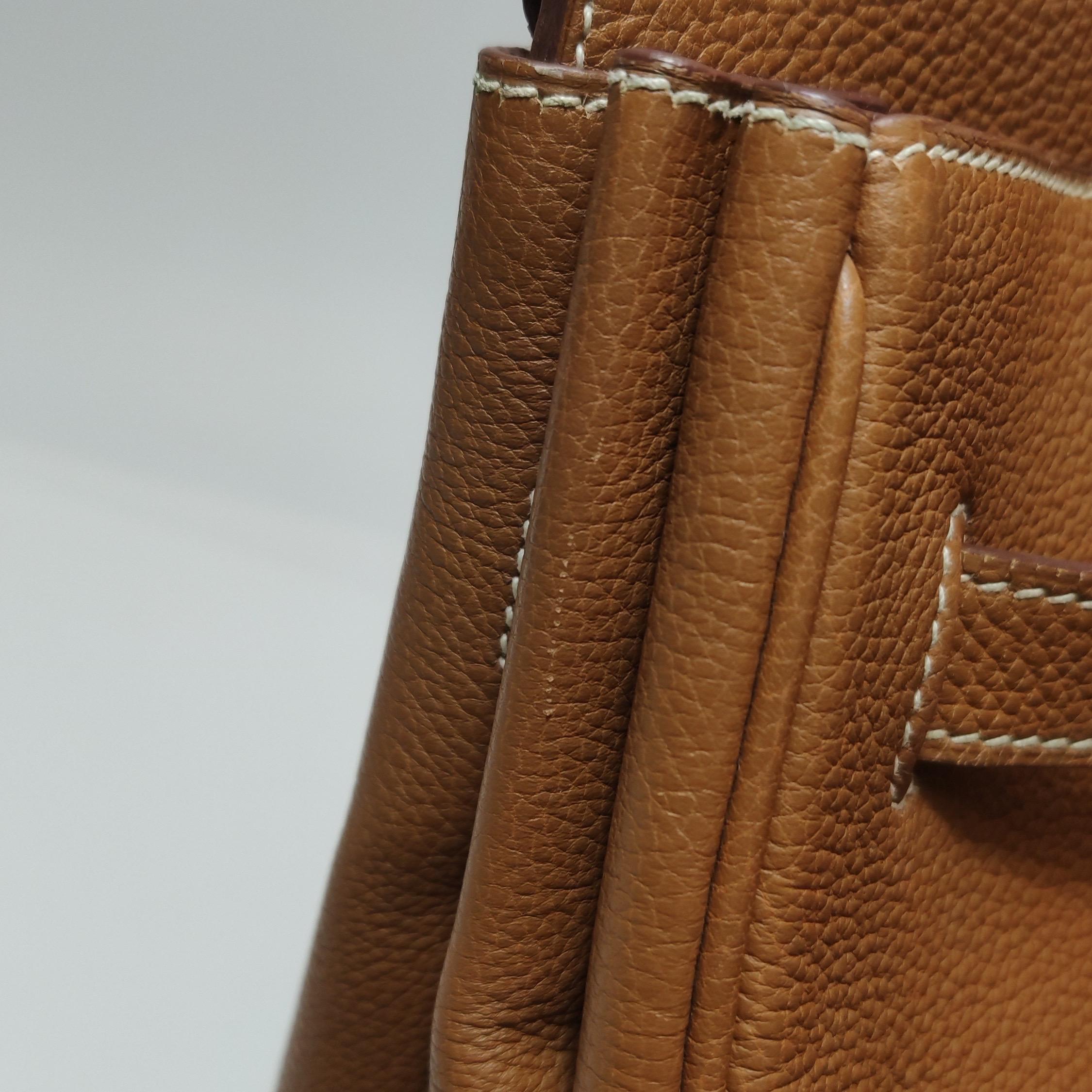 Hermès Birkin 35 Togo Leather 37 Gold Gold Hardware 2000 10