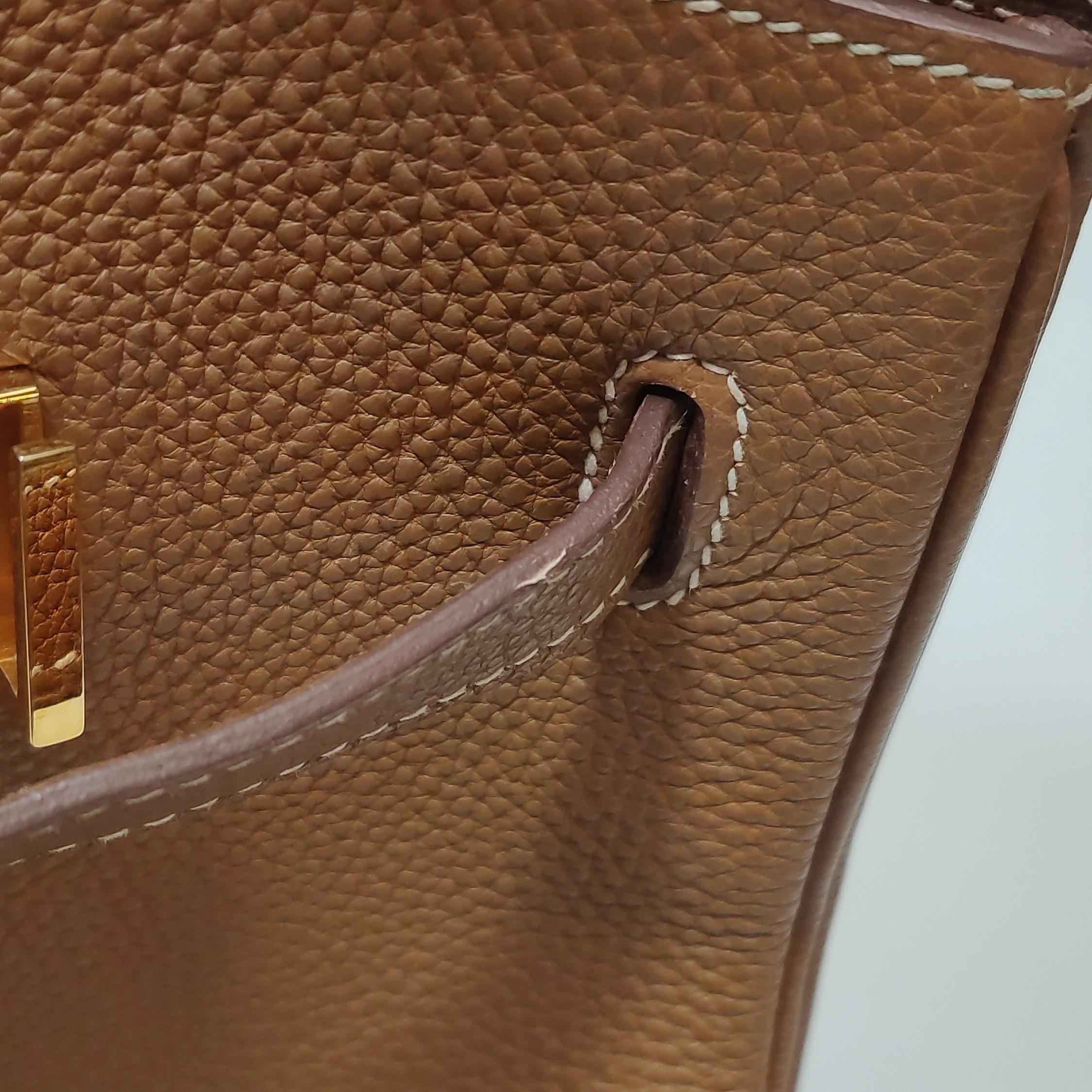 Hermès Birkin 35 Togo Leather 37 Gold Gold Hardware 2000 11