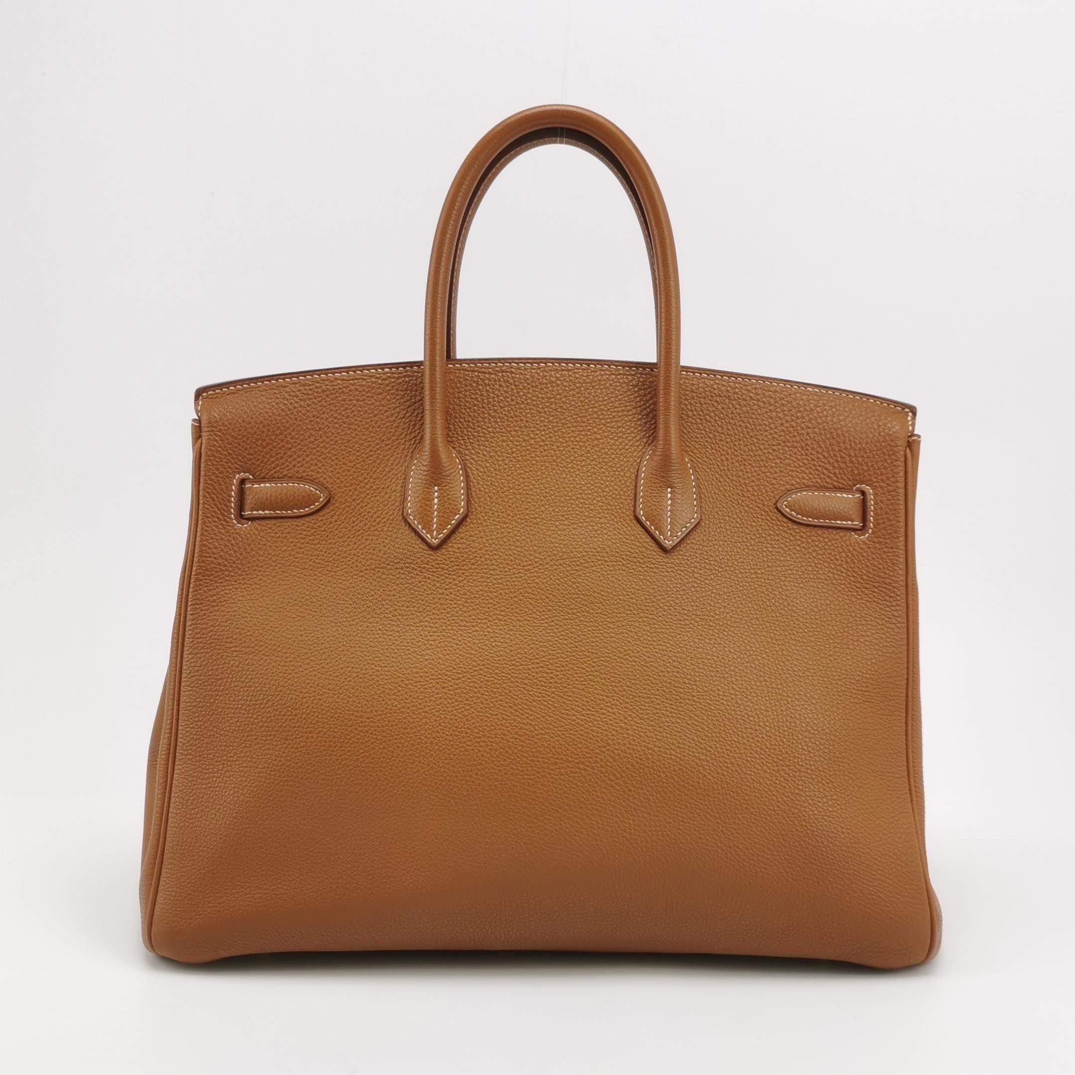 Hermès Birkin 35 Togo Leather 37 Gold Gold Hardware 2000 1