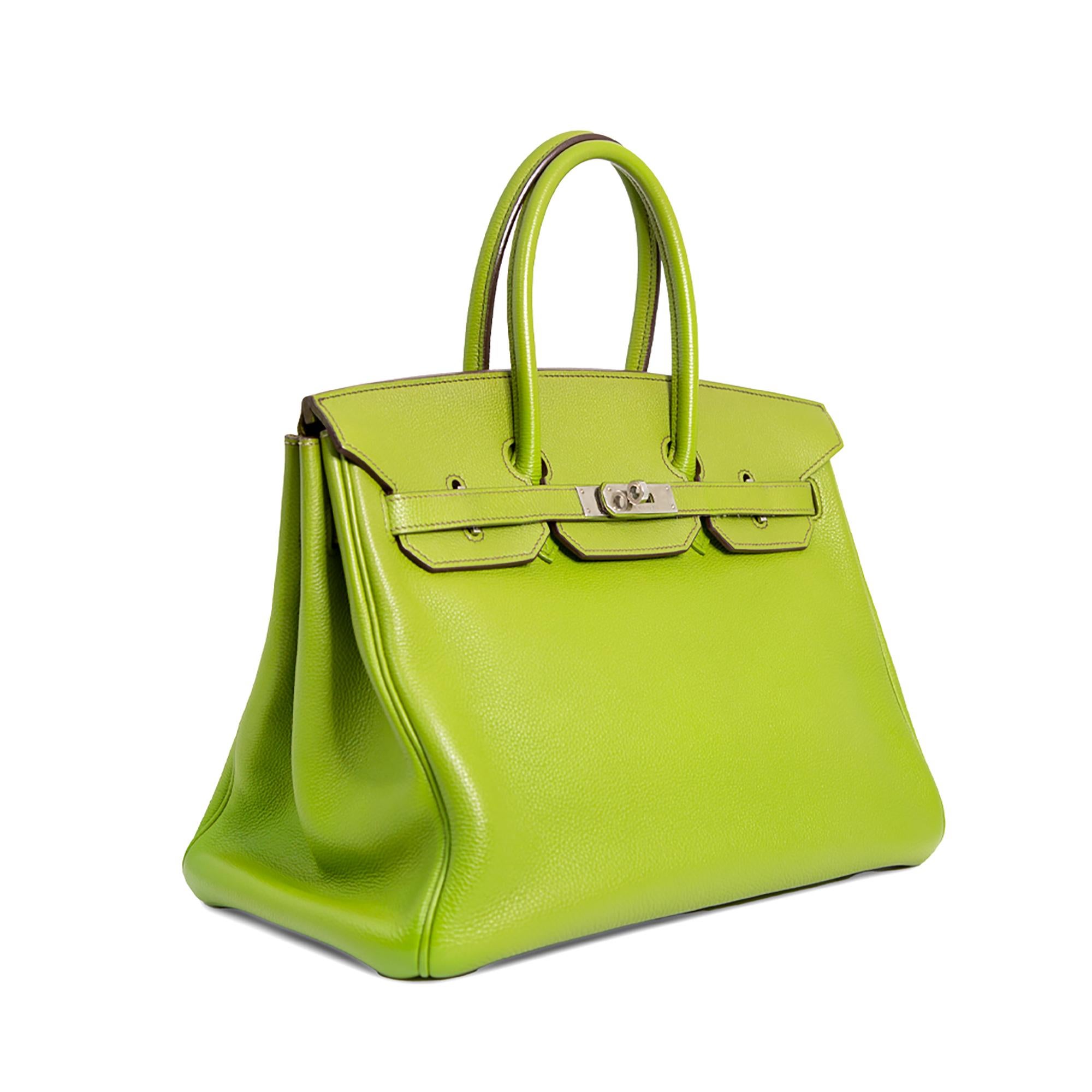 Green Hermès Birkin 35 Togo PHW