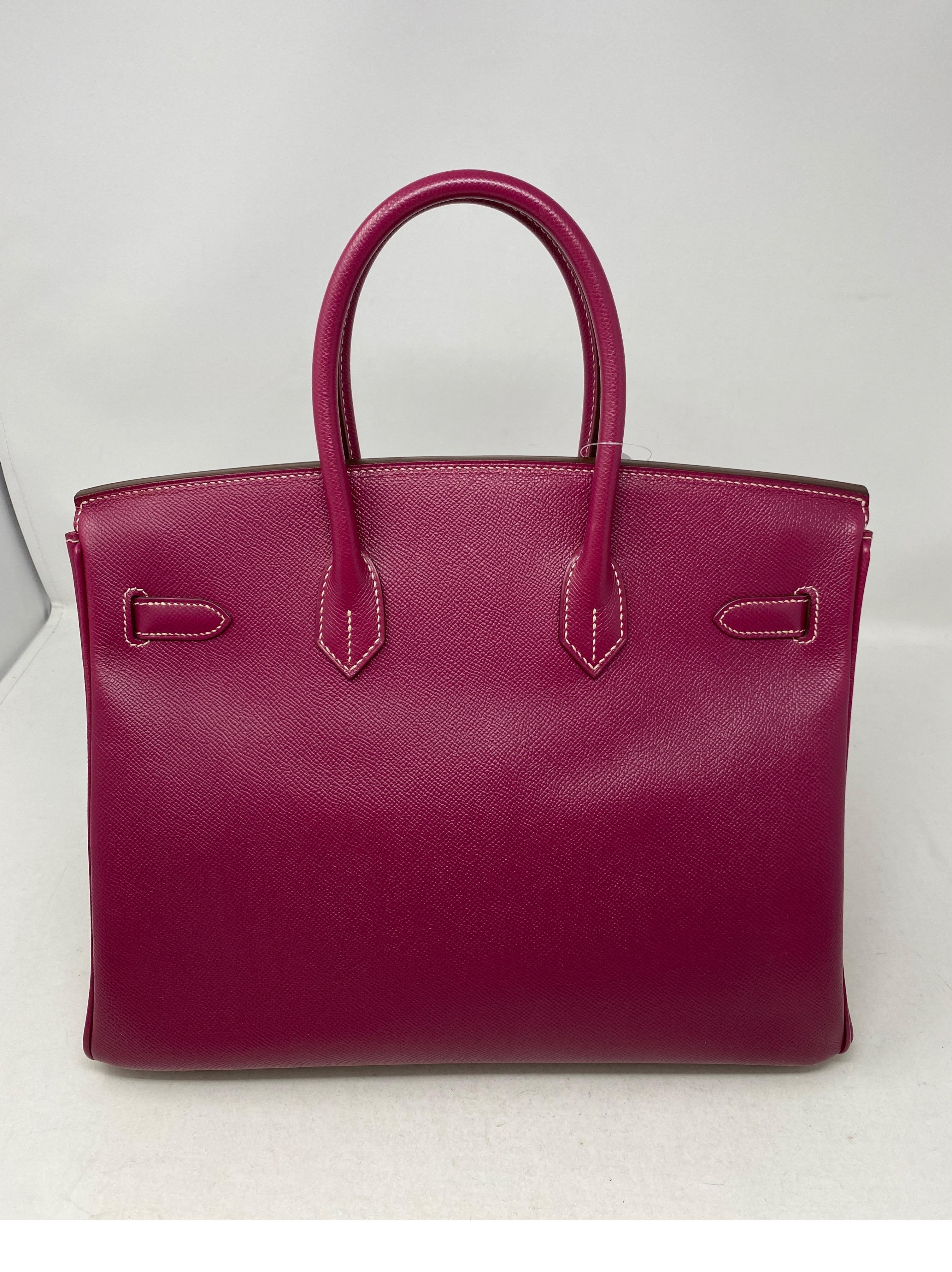 Hermes Birkin 35 Tosca/ Rose Tyrien Candy Collection Bag 3