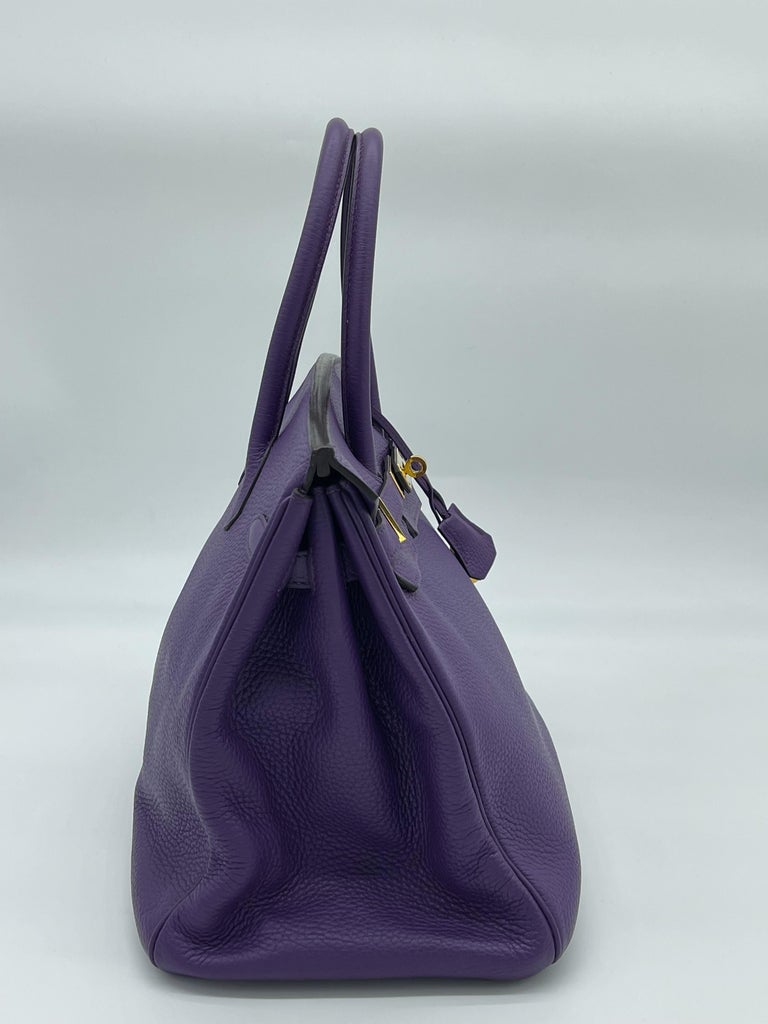 Birkin 35 Ultra Violet Togo Bag Gold Hardware – Maison Wrist Aficionado