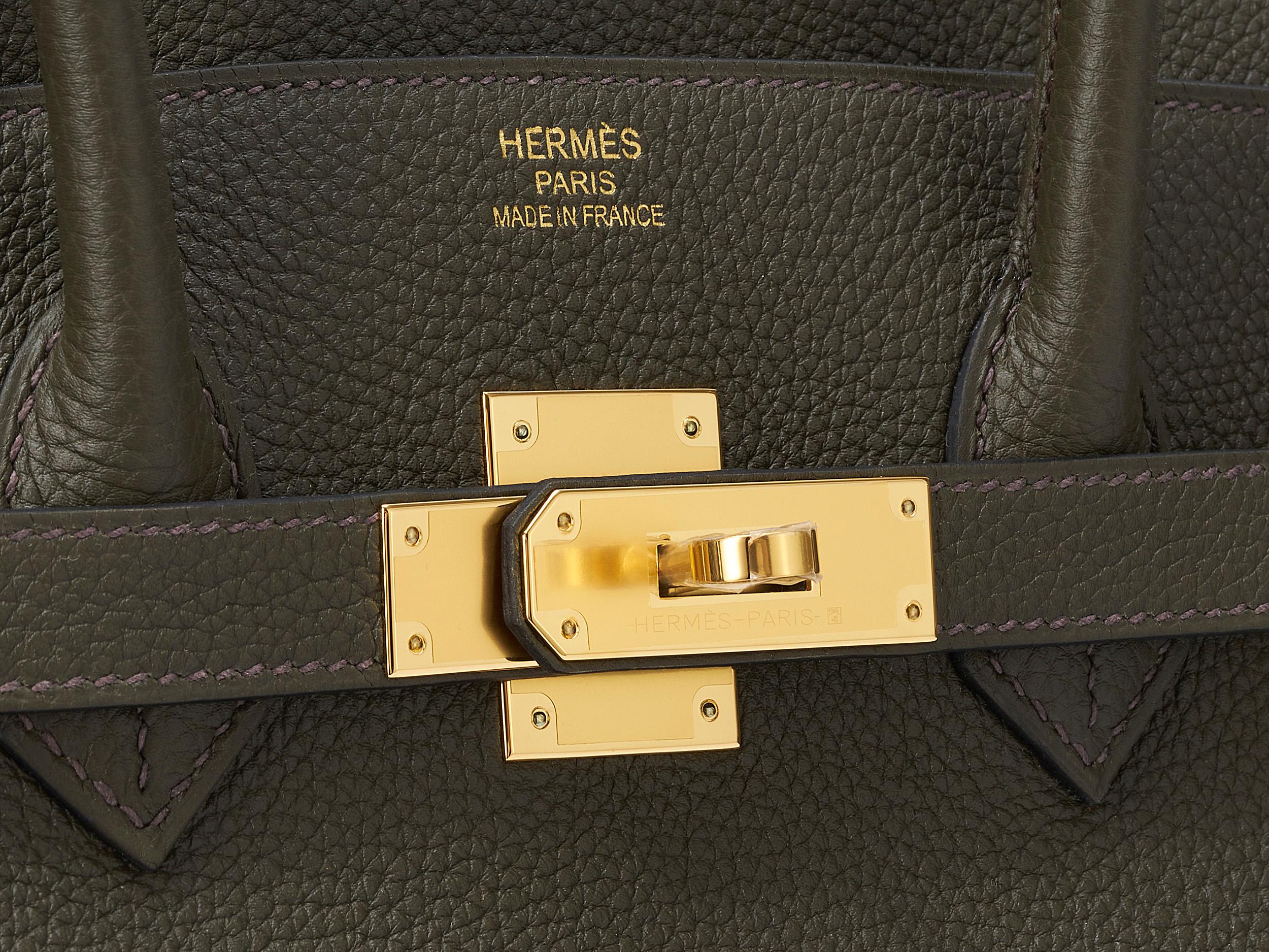 Hermès Birkin 35 Vert de Gris Togo Gold Hardware In New Condition In Berlin, DE