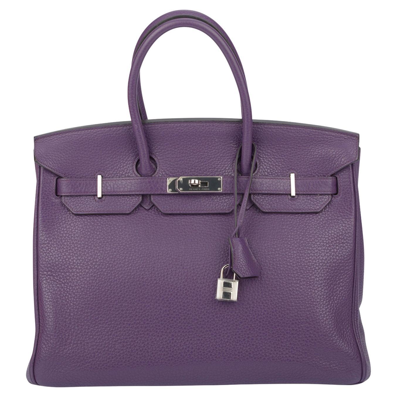 Hermès Birkin 35 Violet Togo Palladium