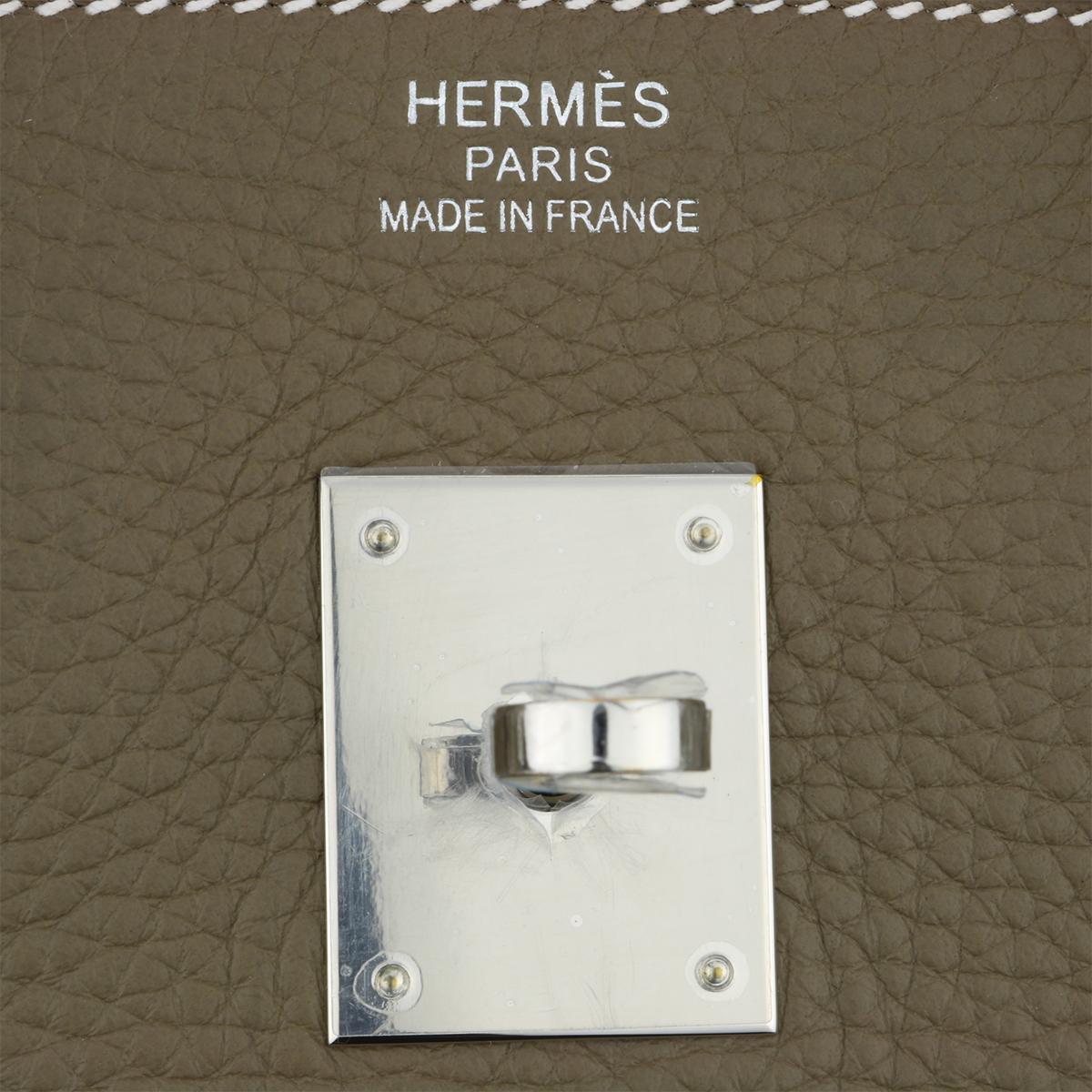 Hermès Birkin 35cm Bag Etoupe Togo Leather with Palladium Hardware Stamp C 2018 5