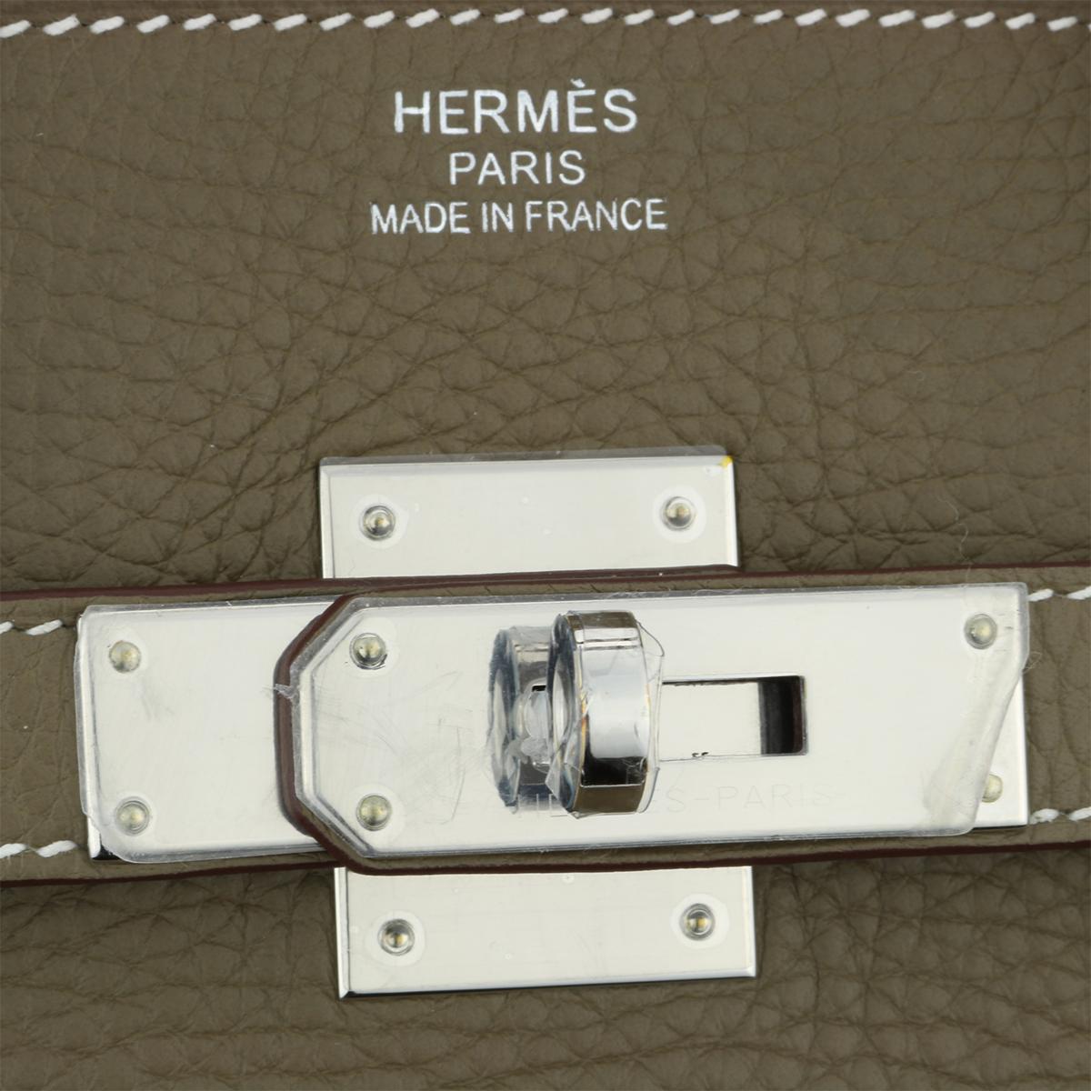 Hermès Birkin 35cm Bag Etoupe Togo Leather with Palladium Hardware Stamp C 2018 6