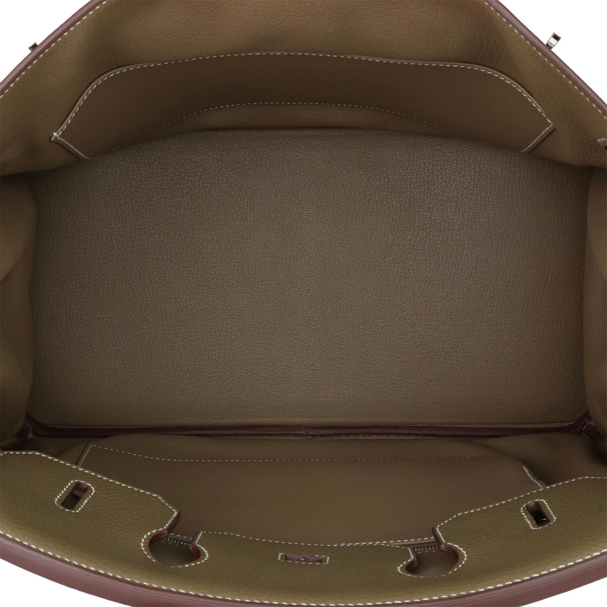 Hermès Birkin 35cm Bag Etoupe Togo Leather with Palladium Hardware Stamp C 2018 8
