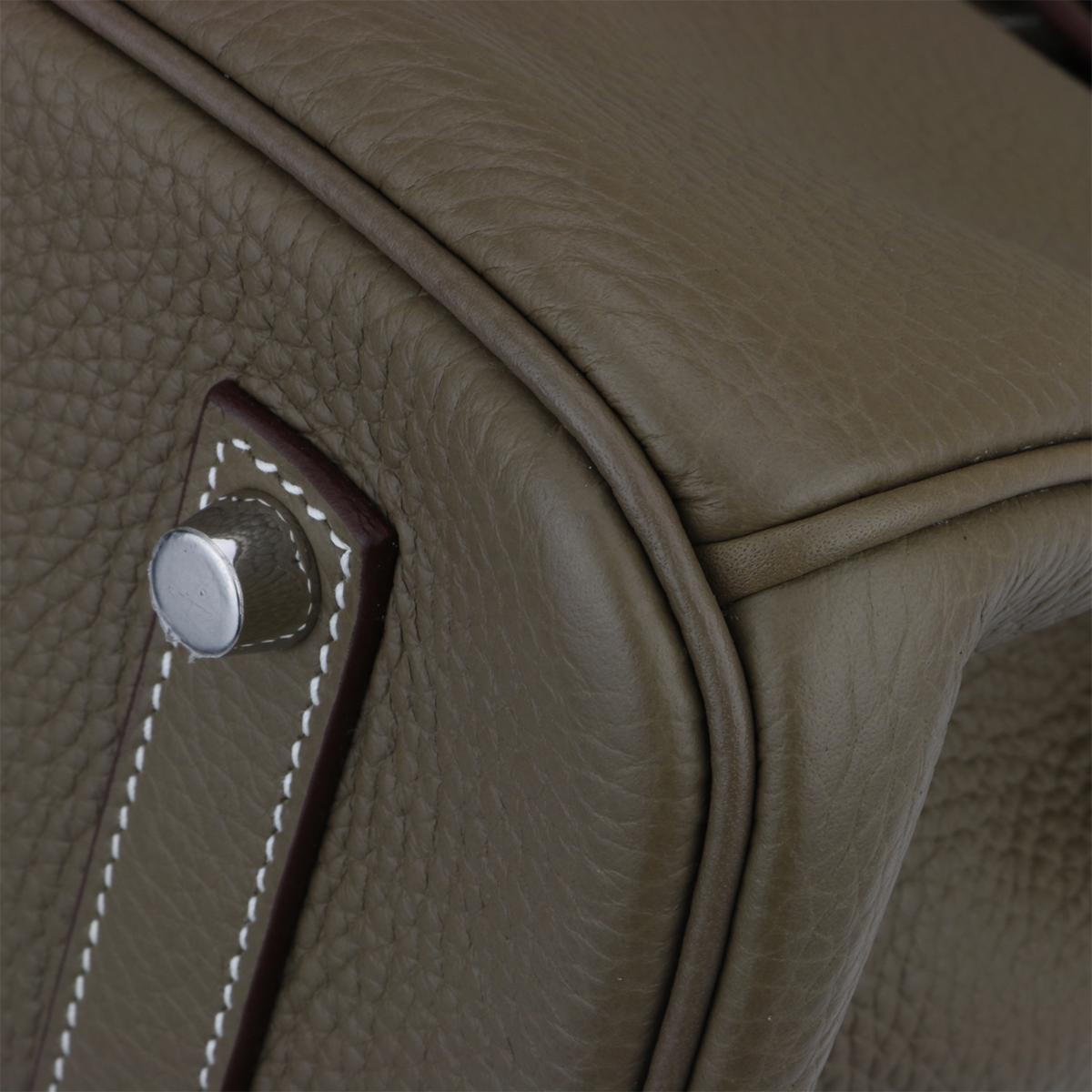 Hermès Birkin 35cm Bag Etoupe Togo Leather with Palladium Hardware Stamp C 2018 2