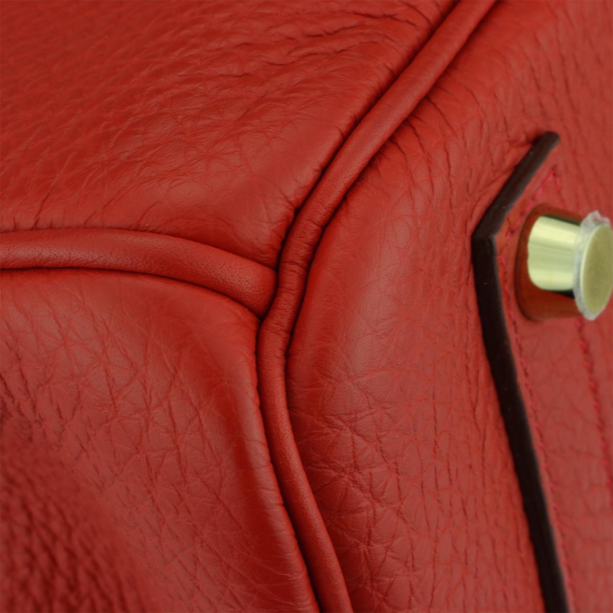Hermès Birkin 35cm Bag Geranium Togo Leather with Gold Hardware Stamp P 2012 1
