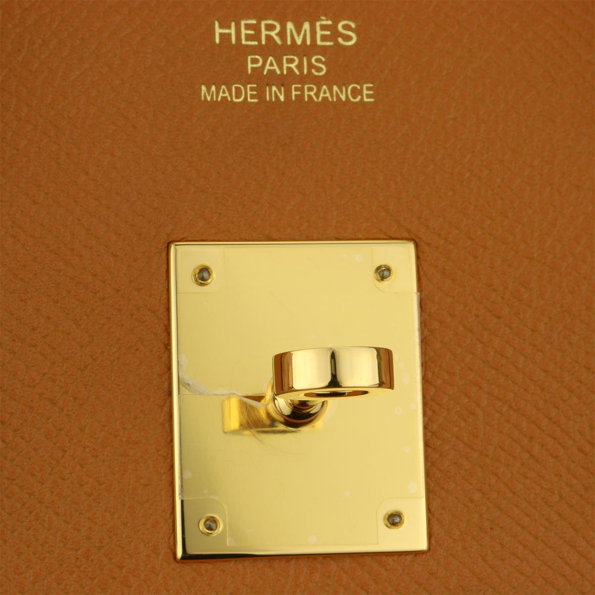 Hermès Birkin 35cm Bag Toffee Epsom Leather with Gold Hardware Stamp A 2017 4