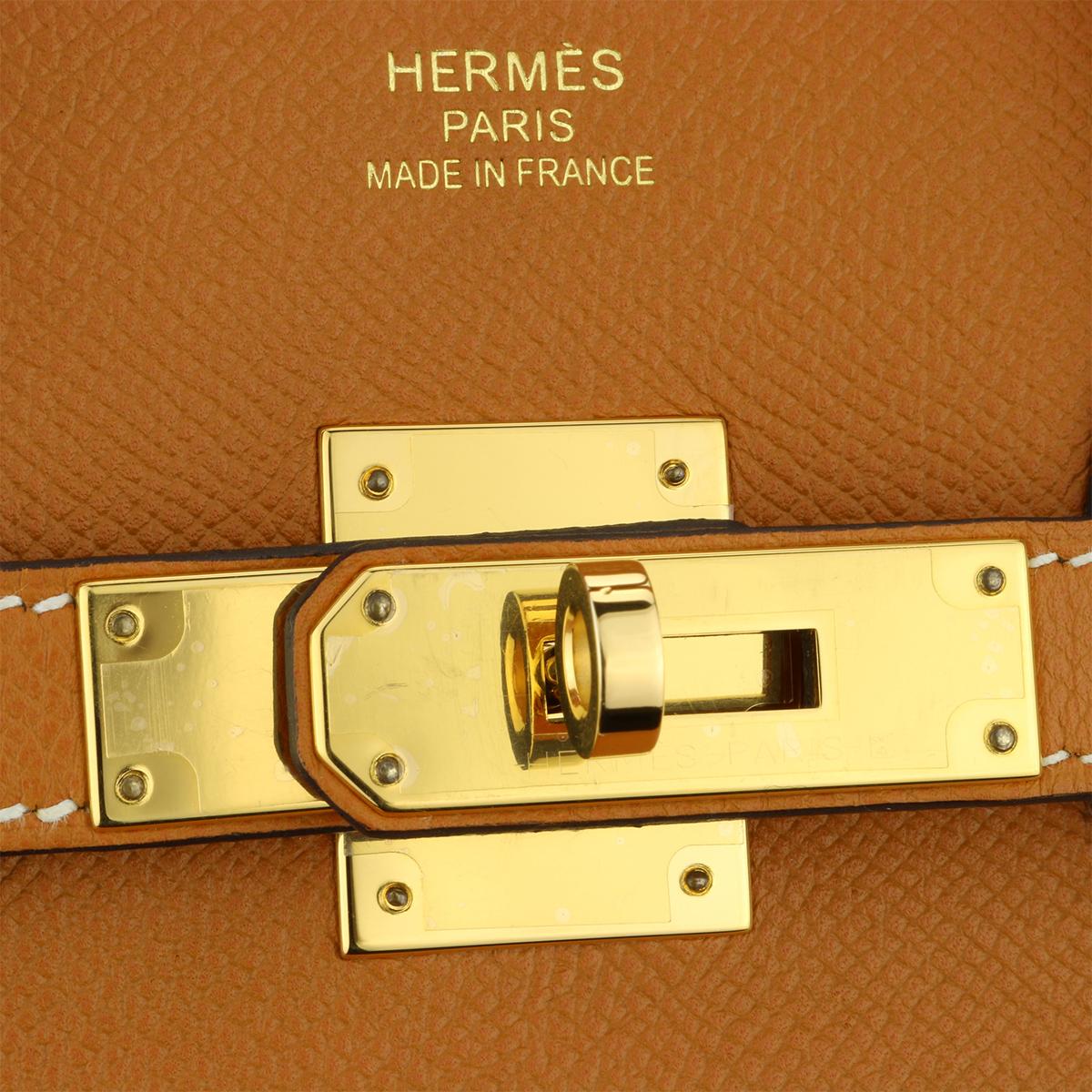 Hermès Birkin 35cm Bag Toffee Epsom Leather with Gold Hardware Stamp A 2017 5