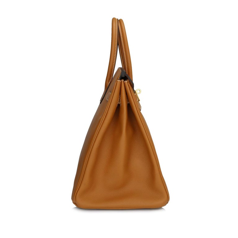 Hermès Birkin 35cm Bag Toffee Epsom Leather with Gold Hardware Stamp A ...