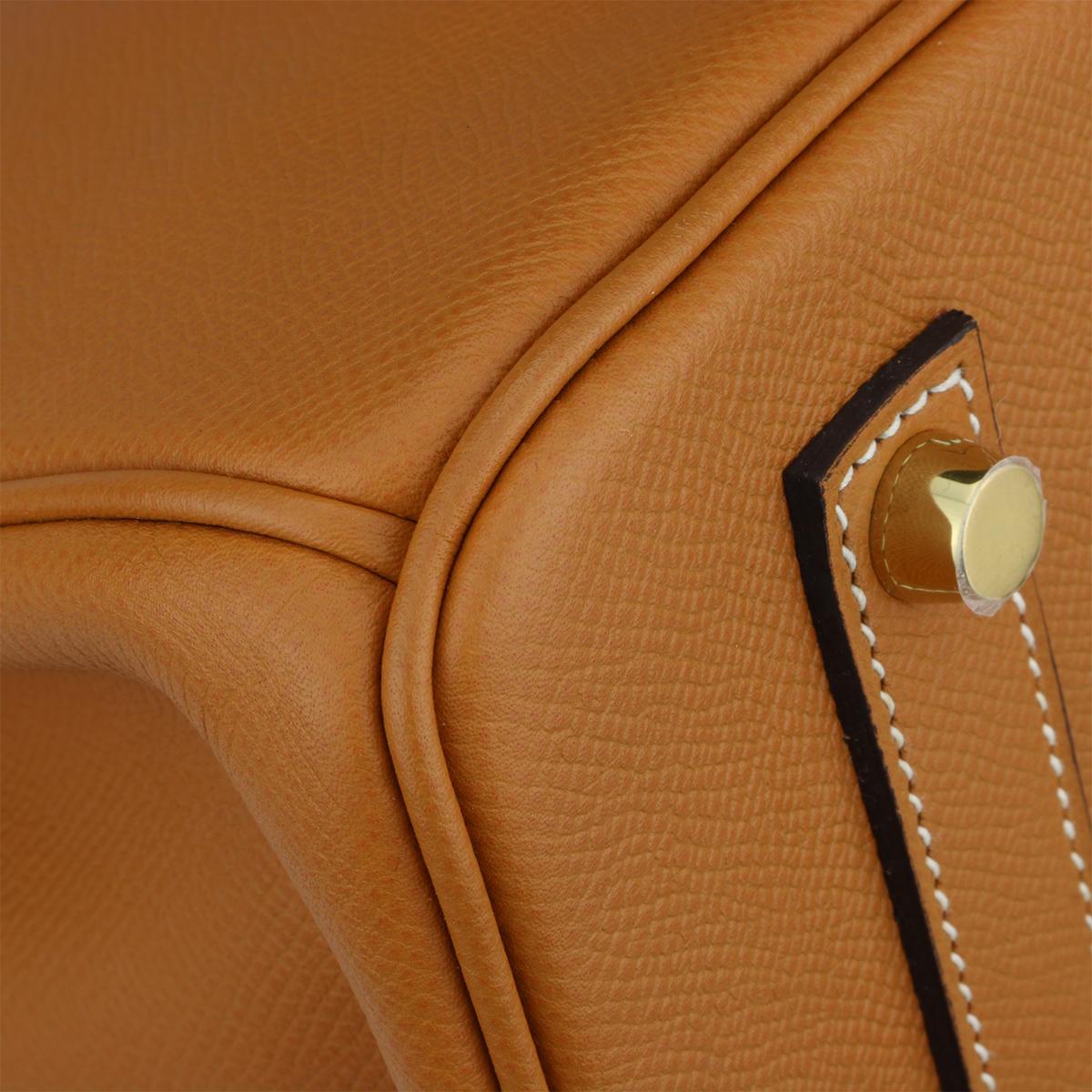 Hermès Birkin 35cm Bag Toffee Epsom Leather with Gold Hardware Stamp A 2017 2