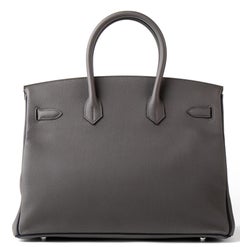 Hermes Birkin 35cm BiColor and Blue Nuit Togo Palladium Hardware HSS VIP Order
