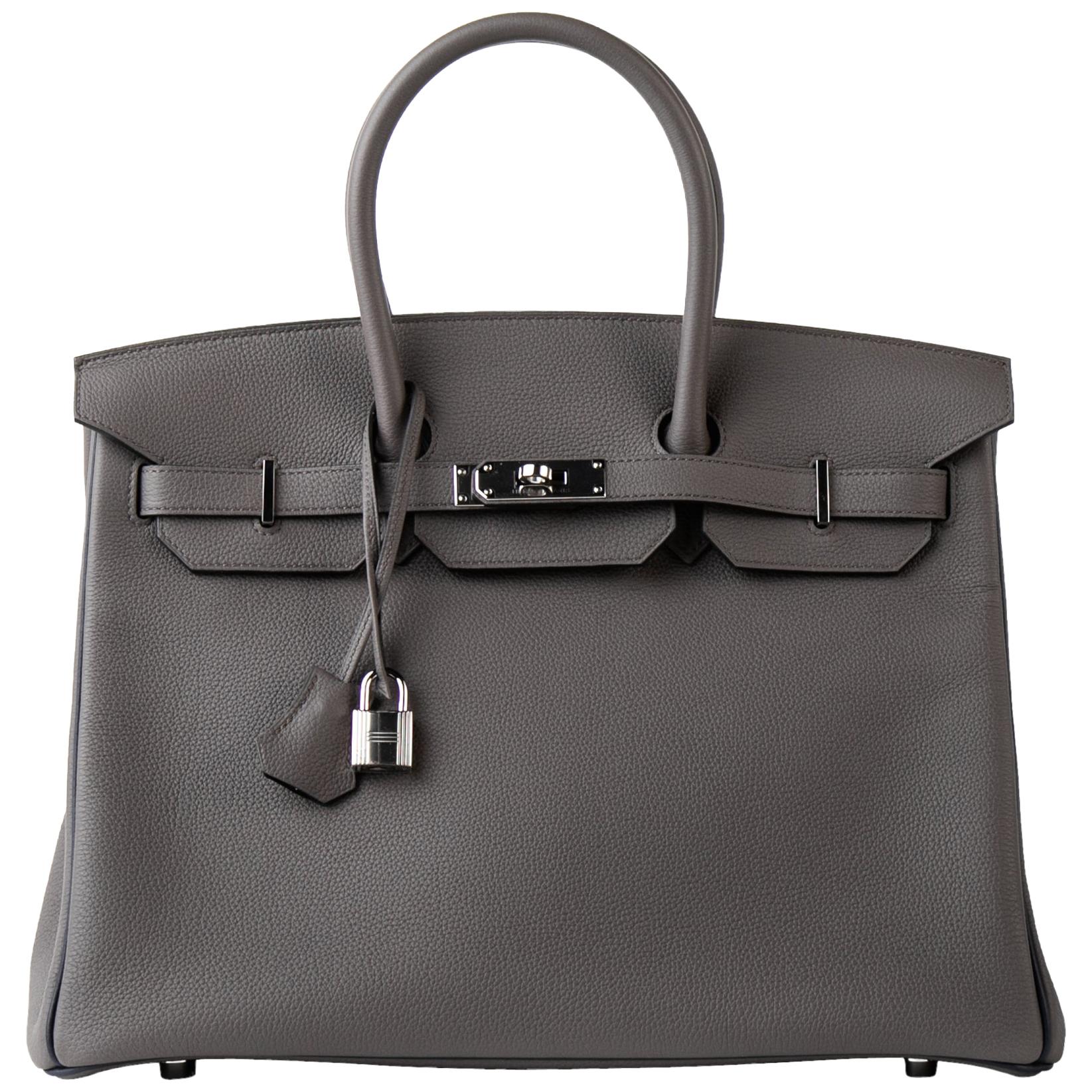 Hermes Birkin 35cm BiColor and Blue Nuit Togo Palladium Hardware HSS VIP Order