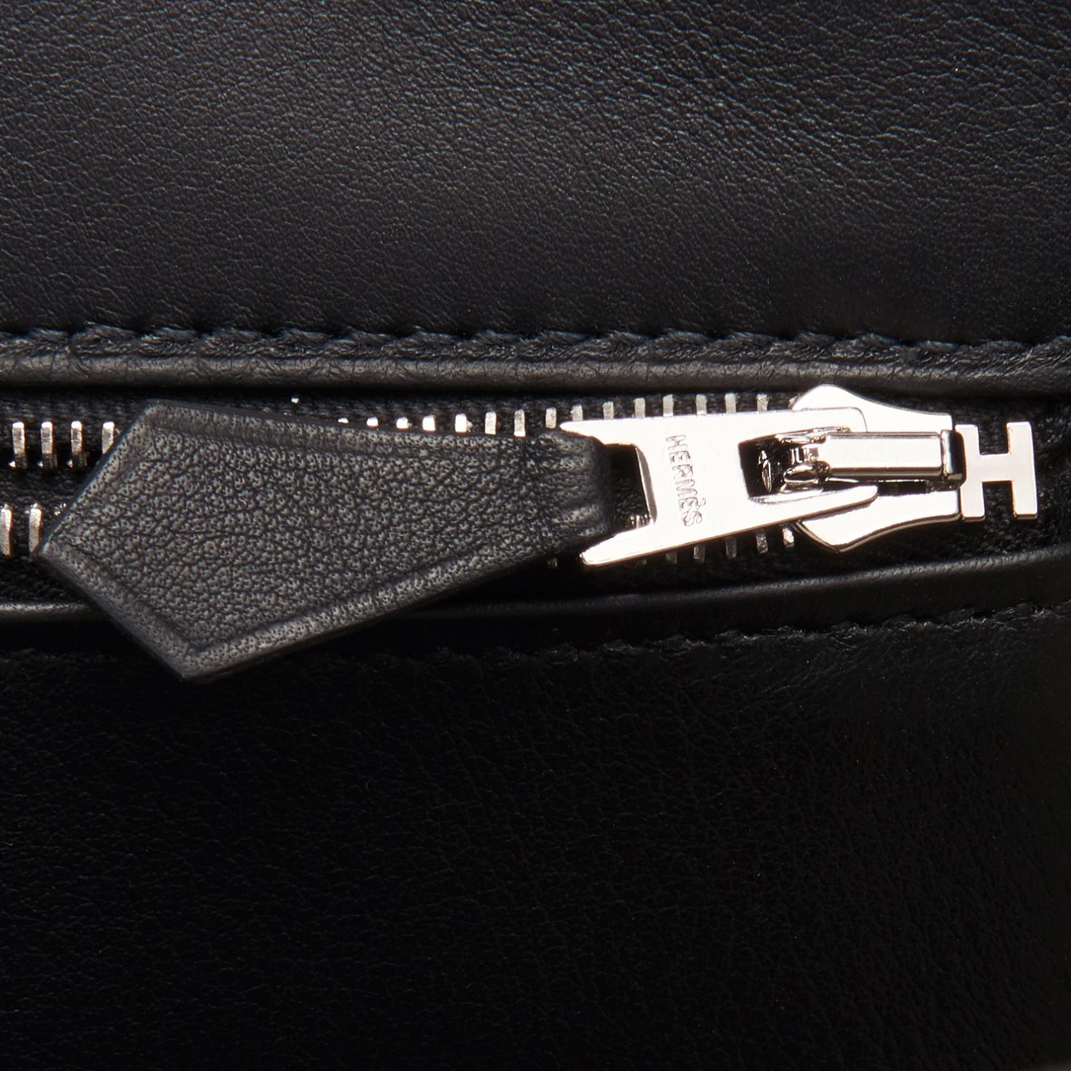 Hermes Birkin 35cm Black Fray Fray Toile Swift Bag VIP Limited Z Stamp ...